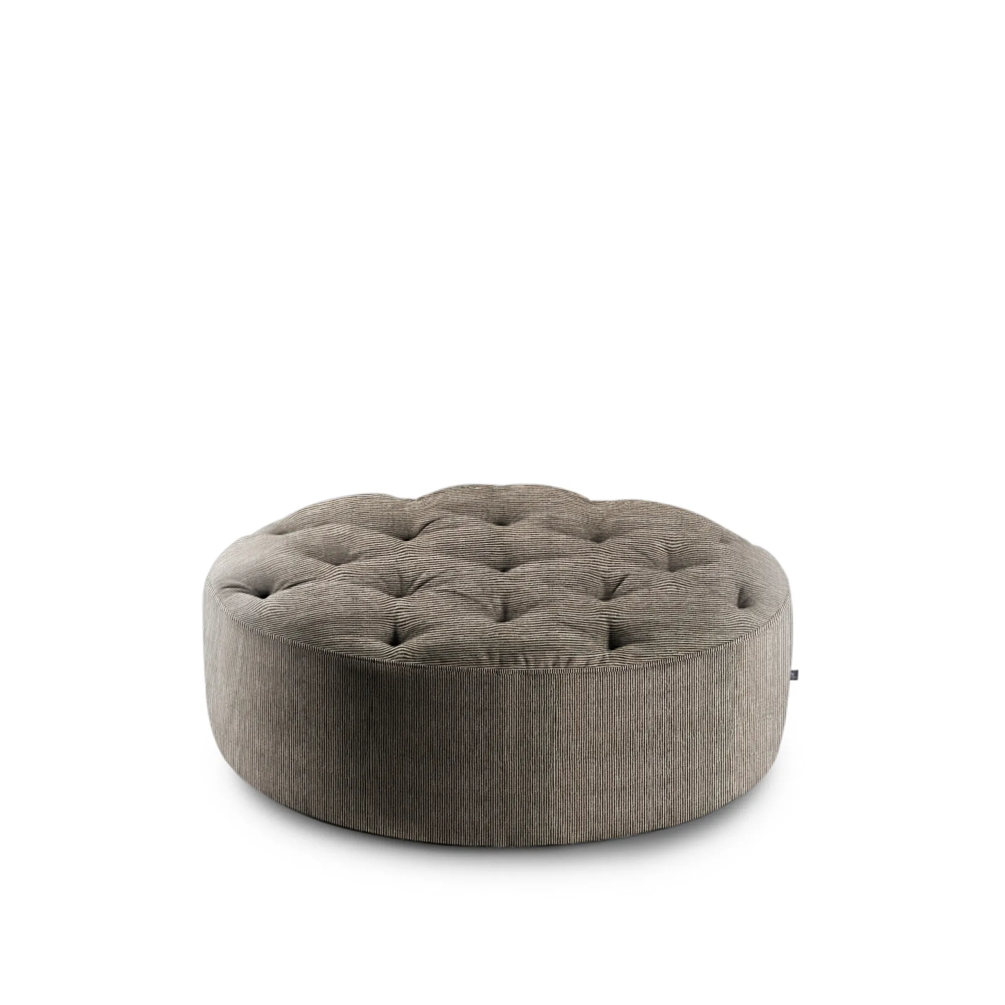 Wheel sittpuff flera knappar Ø 80 cm