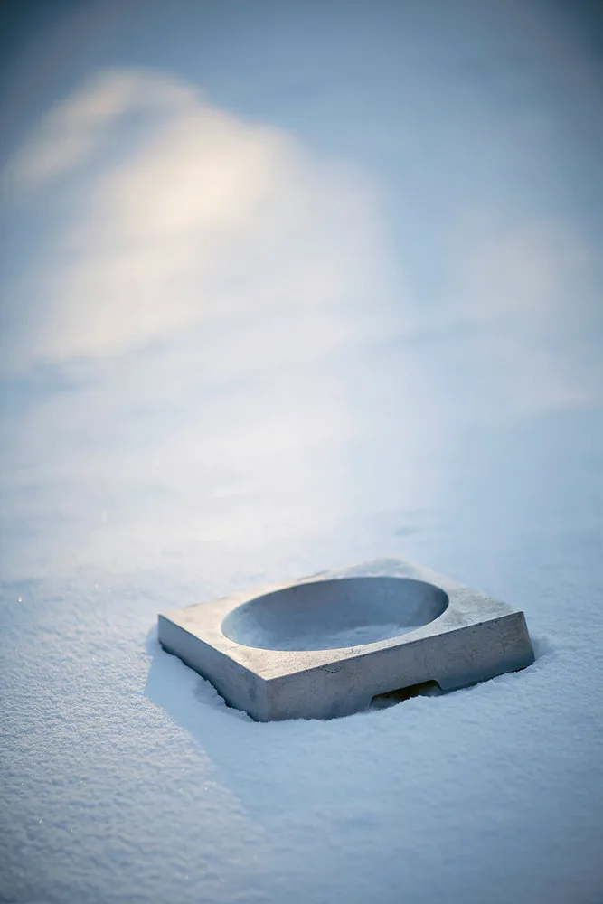 Kvadrat Fågelbad