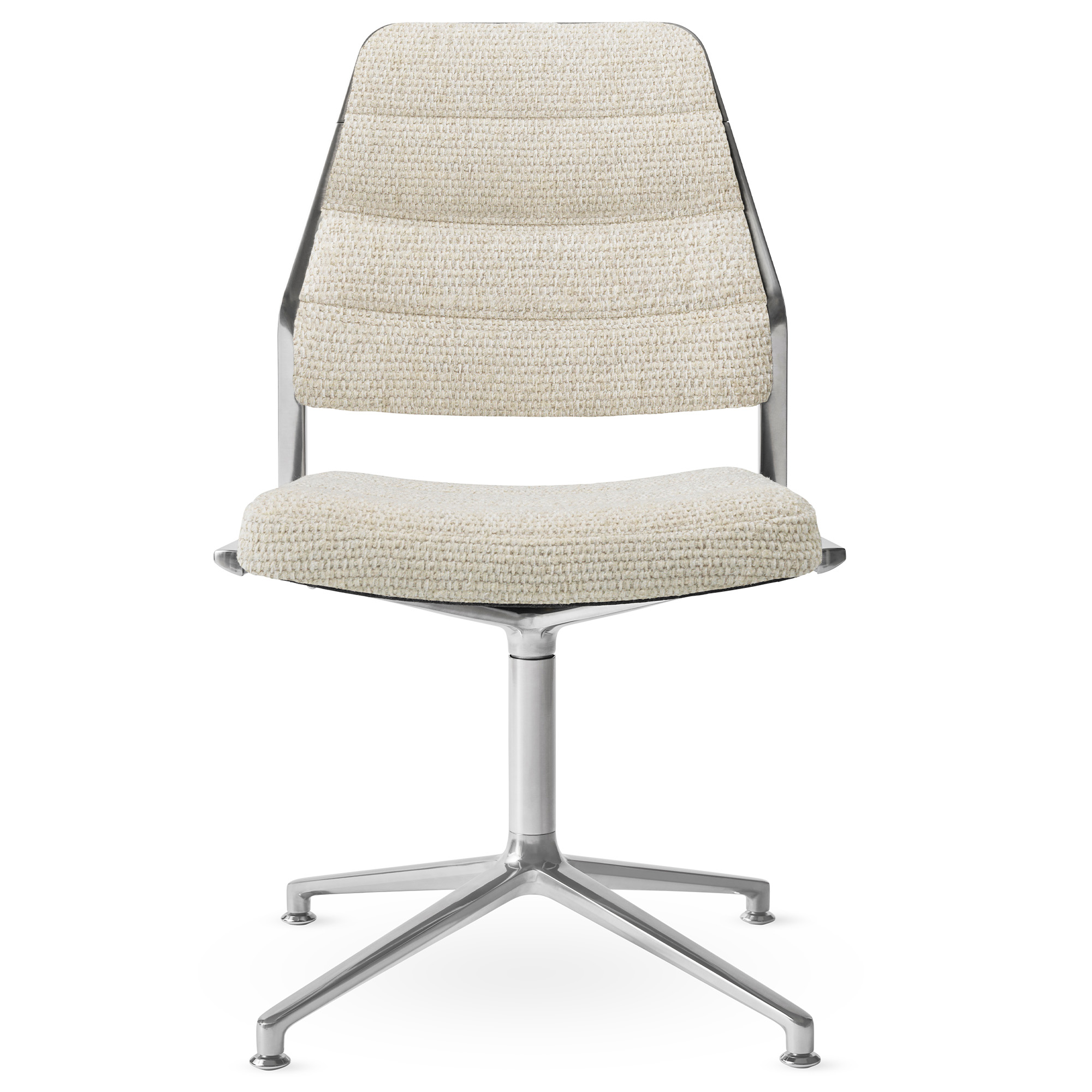 Vipp - Vipp454 Swivel chair, polished, gliders, Wavy - Kontorsstolar