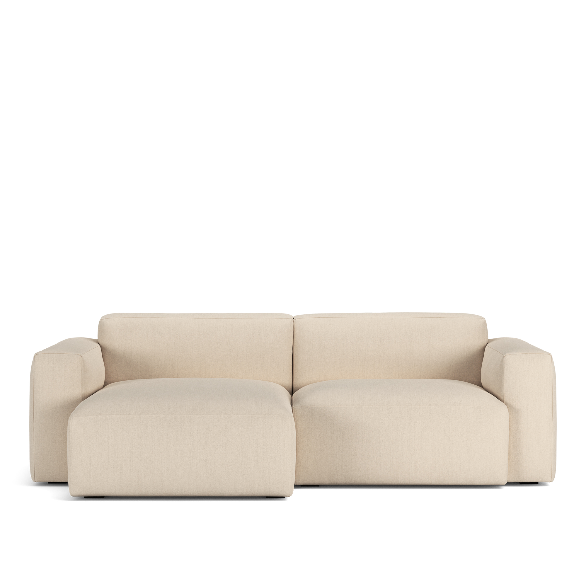 NOGA - Brick 2-Seater Chaise Lounge Left Shadow Nature Removable Upholstery - Soffor