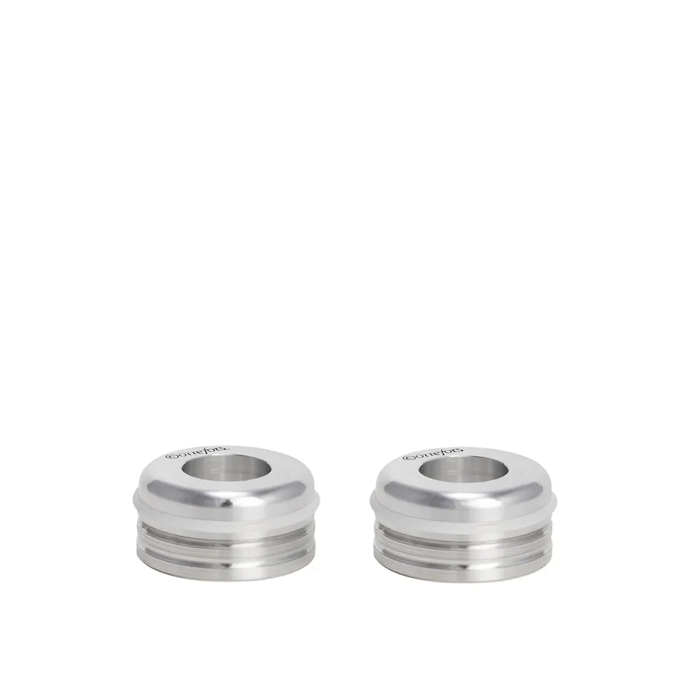 Lightswitch ljushållare 43 mm stål 2-pack