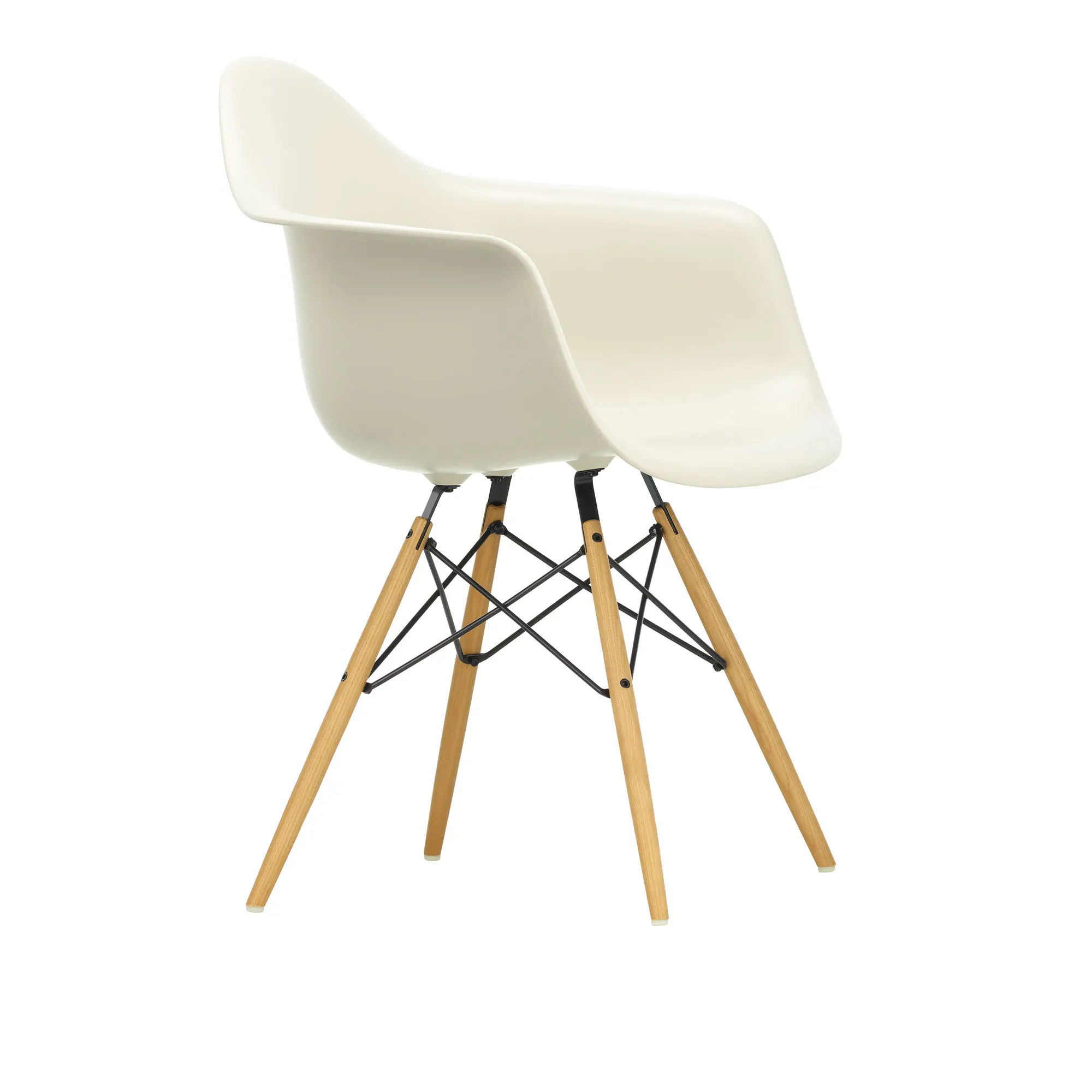 Eames RE Plastic Armchair DAW matstol Ash Honey Tone