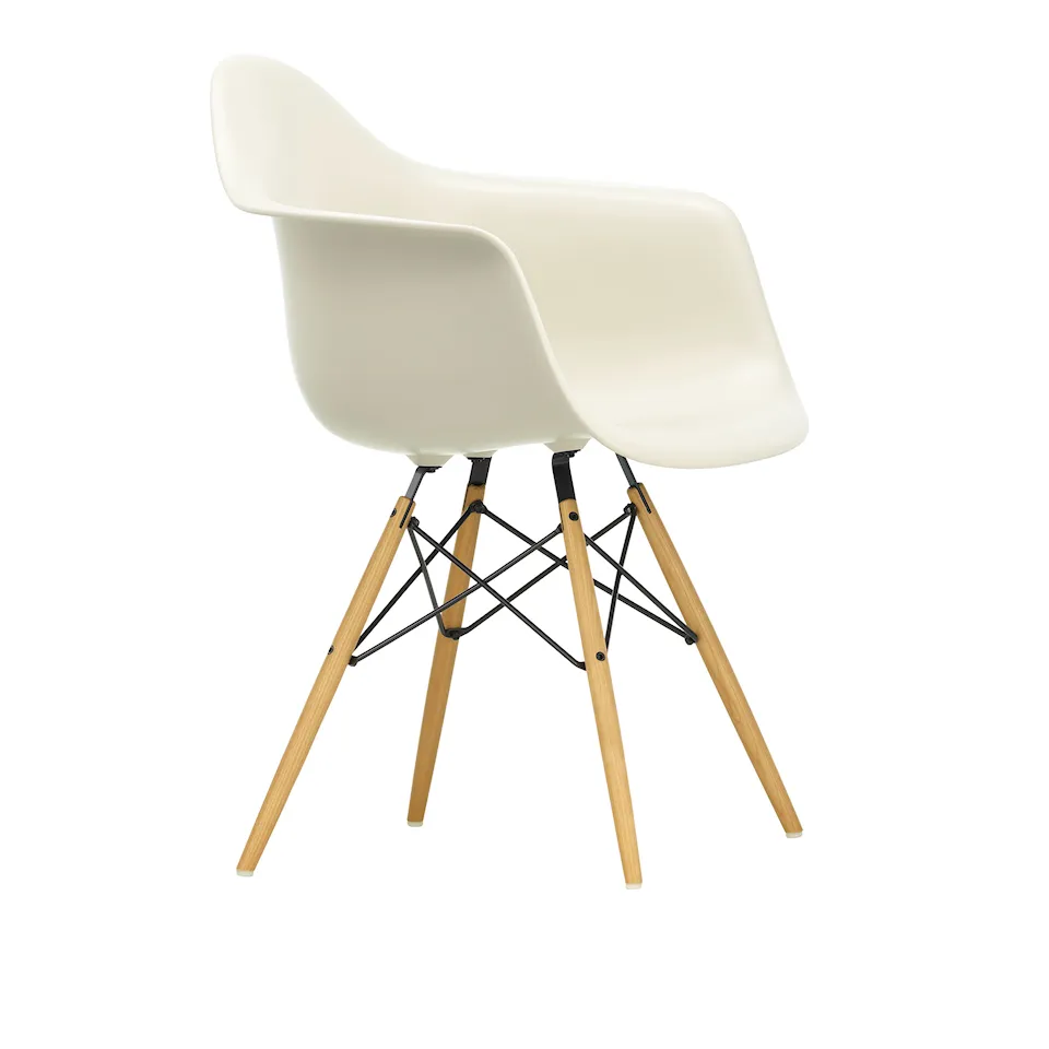 Eames RE Plastic Armchair DAW matstol Ash Honey Tone
