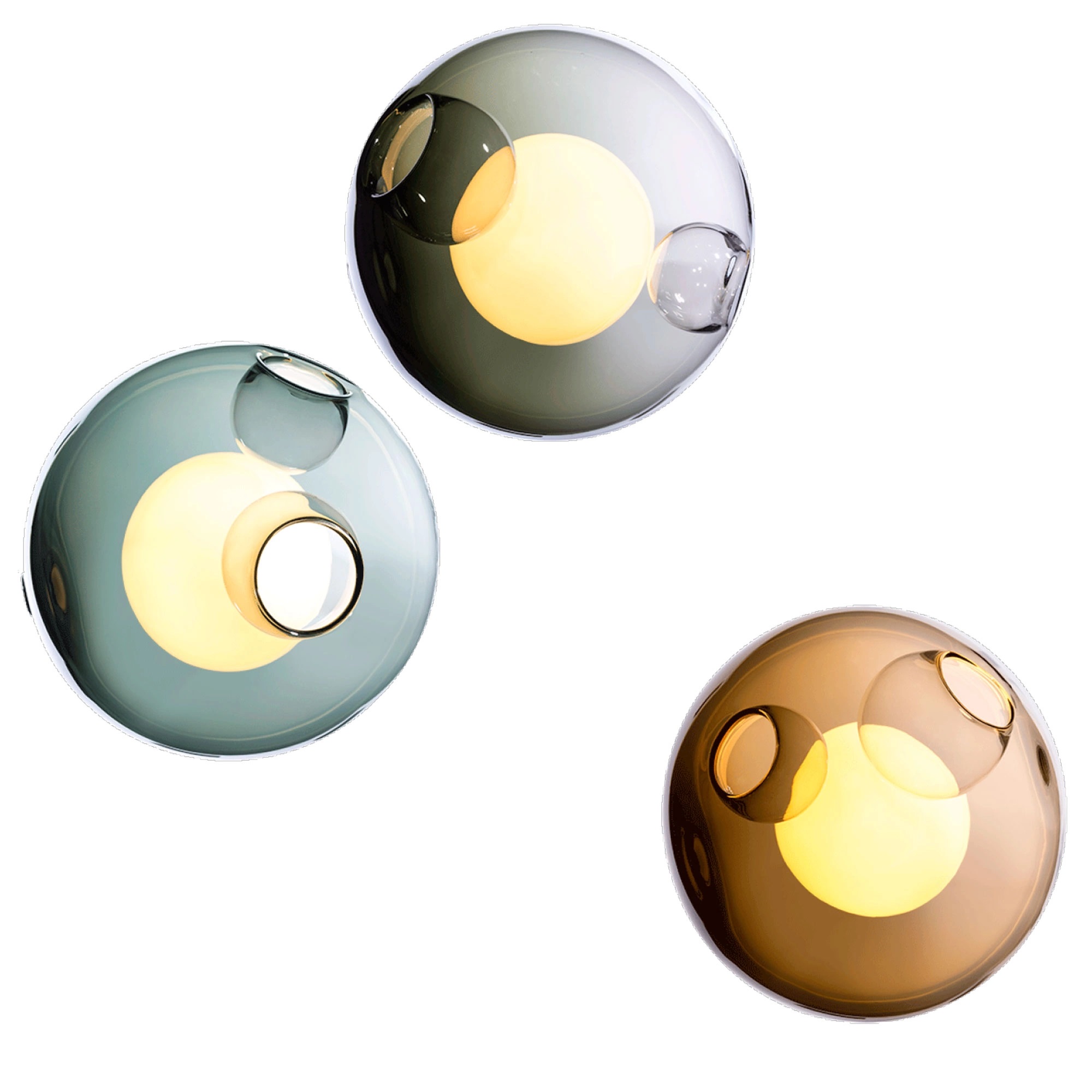 Bocci - 28.3 Random, Multi - 15 Xenon - Pendellampor - Omer Arbel - Flerfärgad