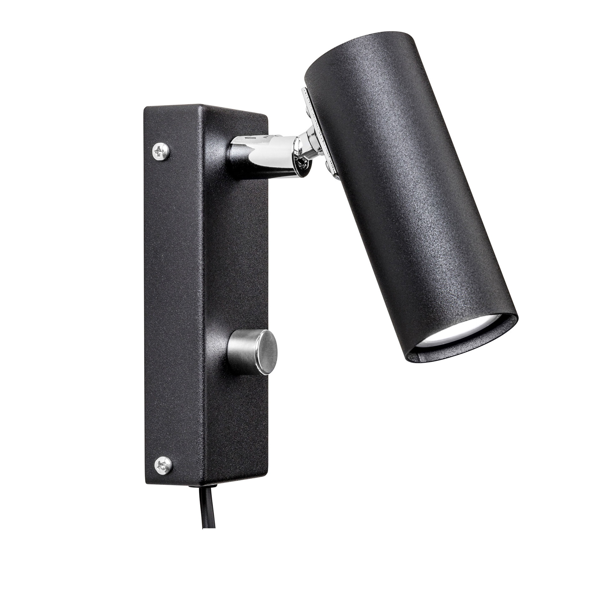 Örsjö Belysning - Puck Vägglampa, Svart, Fast montage - Sänglampor - Åke Hultgren - Svart | Belysning - Vägg- Och Sänglampor - Sänglampor | Möbelexperten