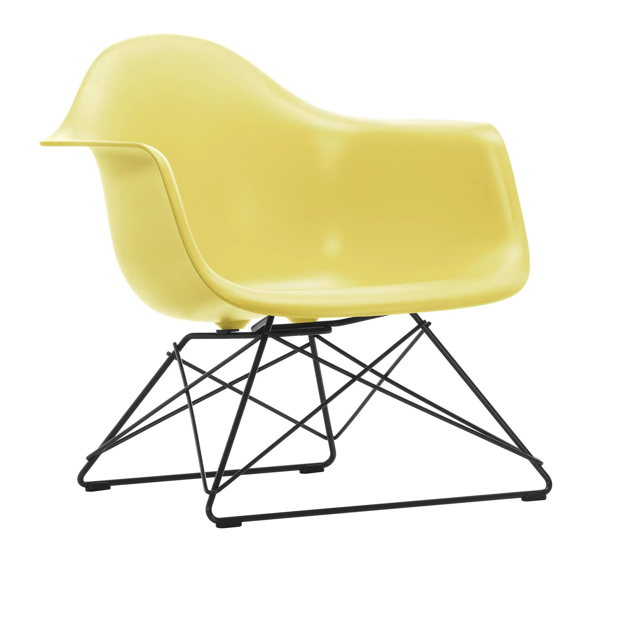 Eames RE Plastic Armchair LAR fåtölj Basic Dark