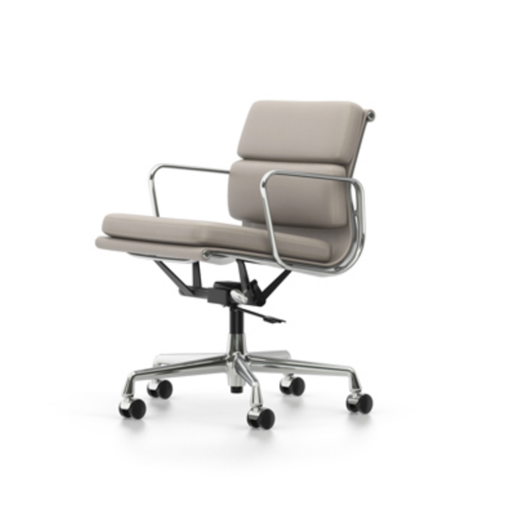 Vitra - Aluminium Group Soft Pad EA 217 Sand 71 - Skrivbordsstolar - Charles & Ray Eames - Beige