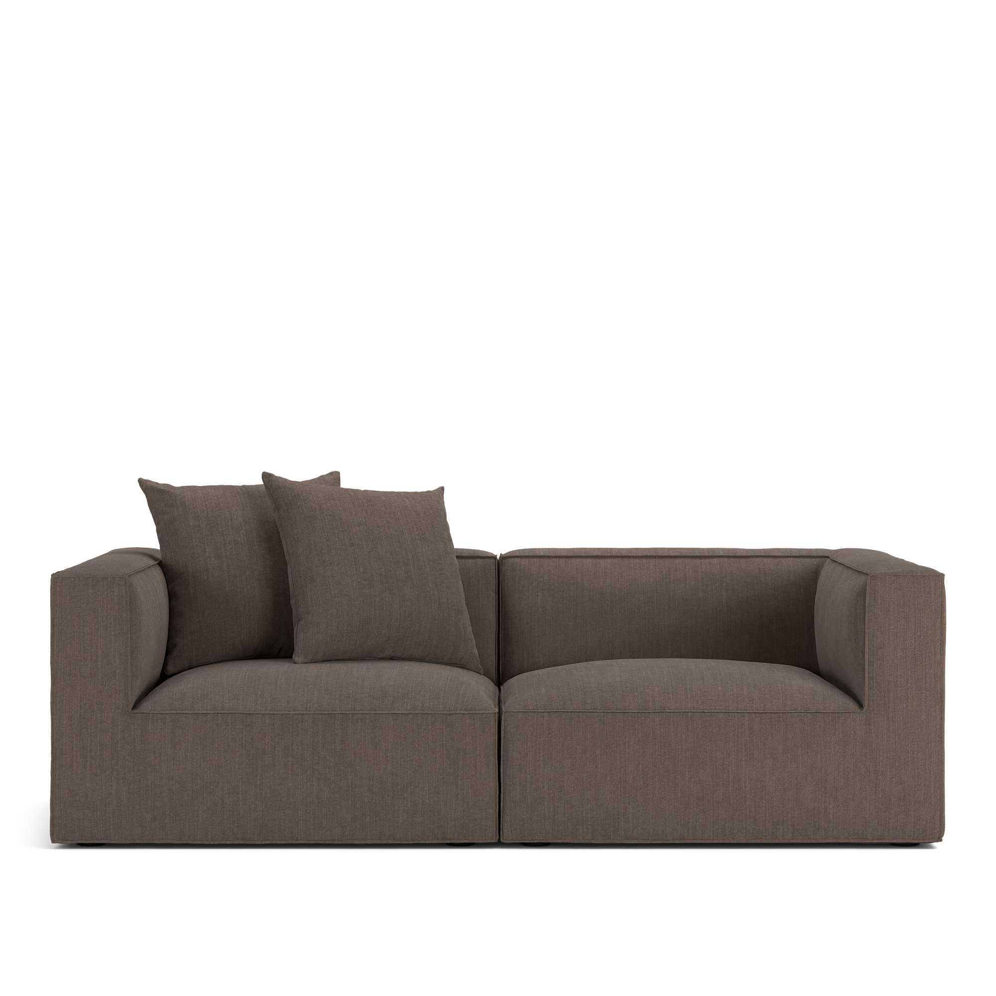 Länna Möbler - Famn 2-Seater Shadow Dark Brown - Soffor | Möbler - Soffor Och Dagbäddar - Soffor | Möbelexperten