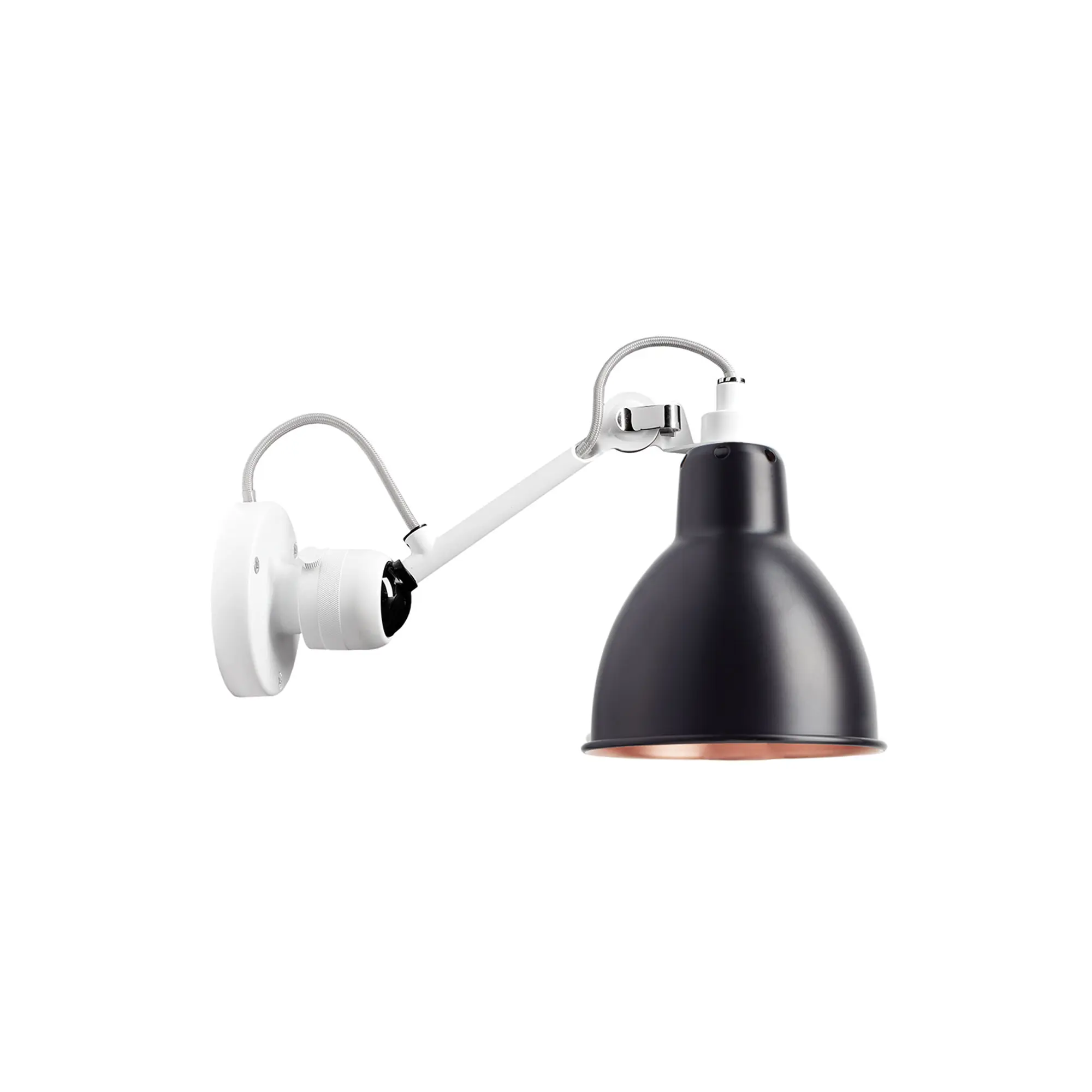 Lampe Gras No304 - Rund - Hvit sokkel