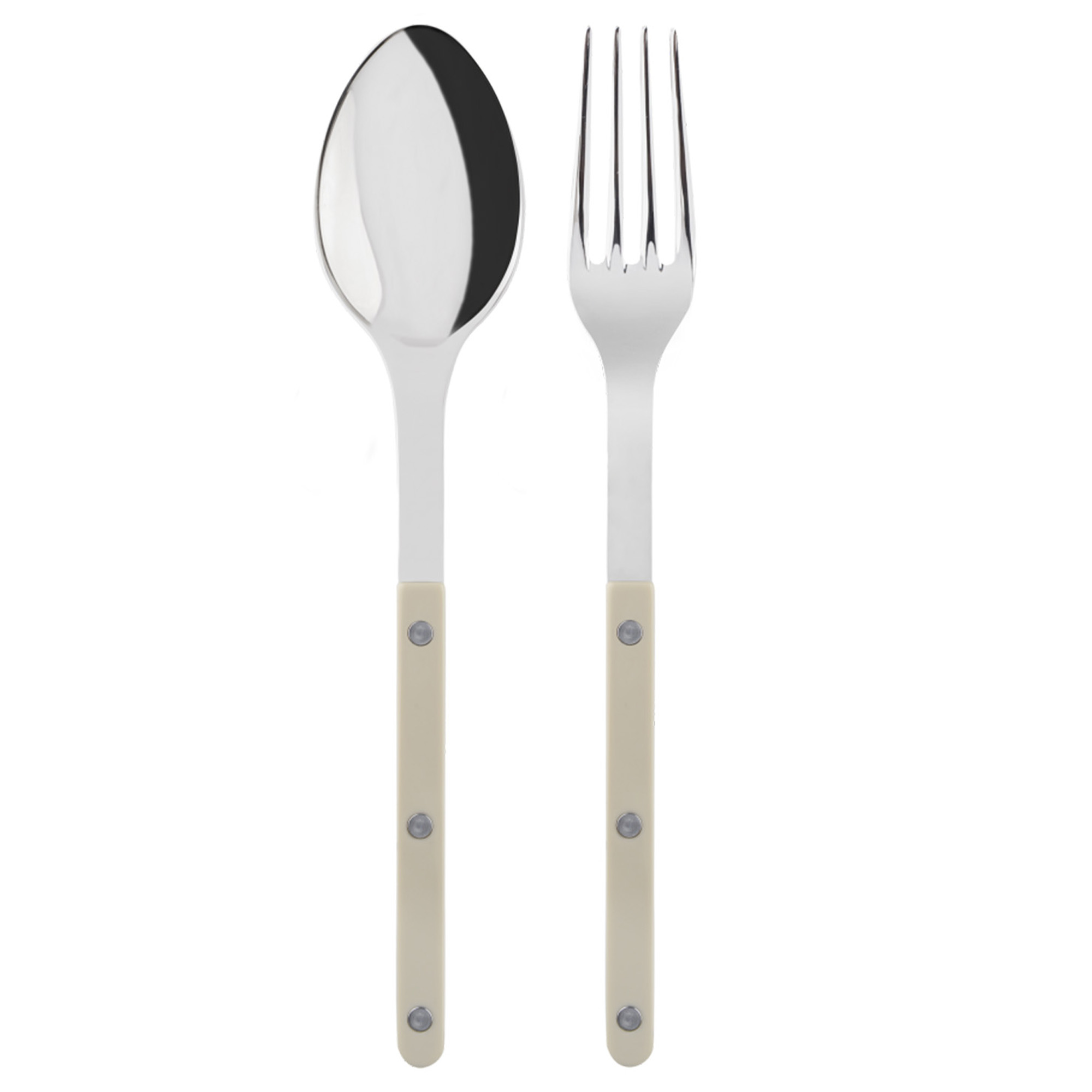 Sabre Paris - Bistrot Serving Set Solid - Light Kaki - Serveringsbestick | Servering - Bestick - Serveringsbestick | Möbelexperten