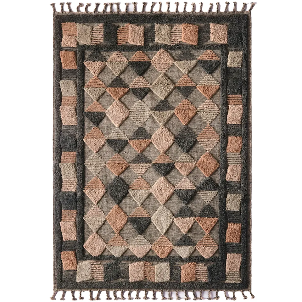 Lisboa Rug 250X350- Multi Grey