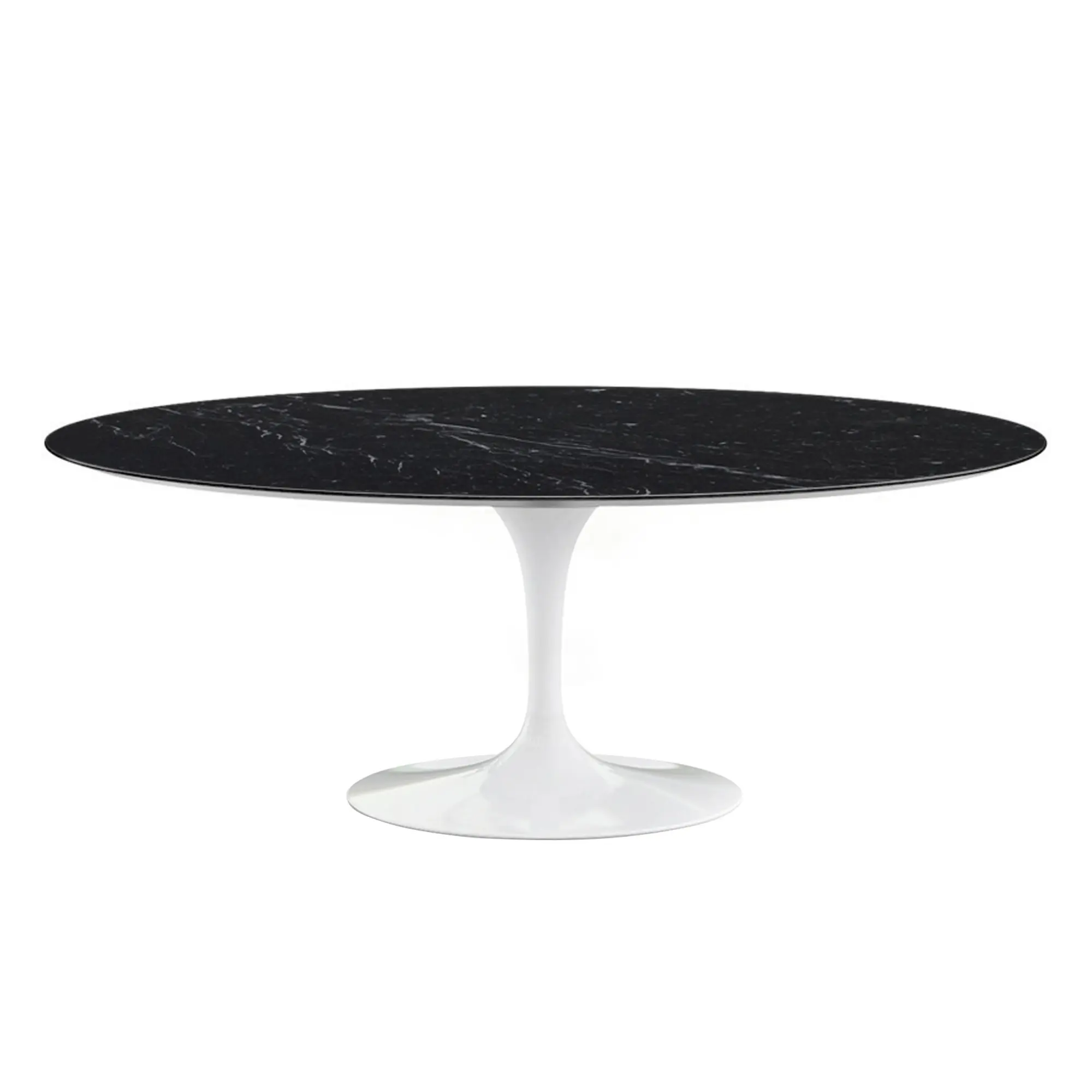 Saarinen Oval matbord 198 cm White