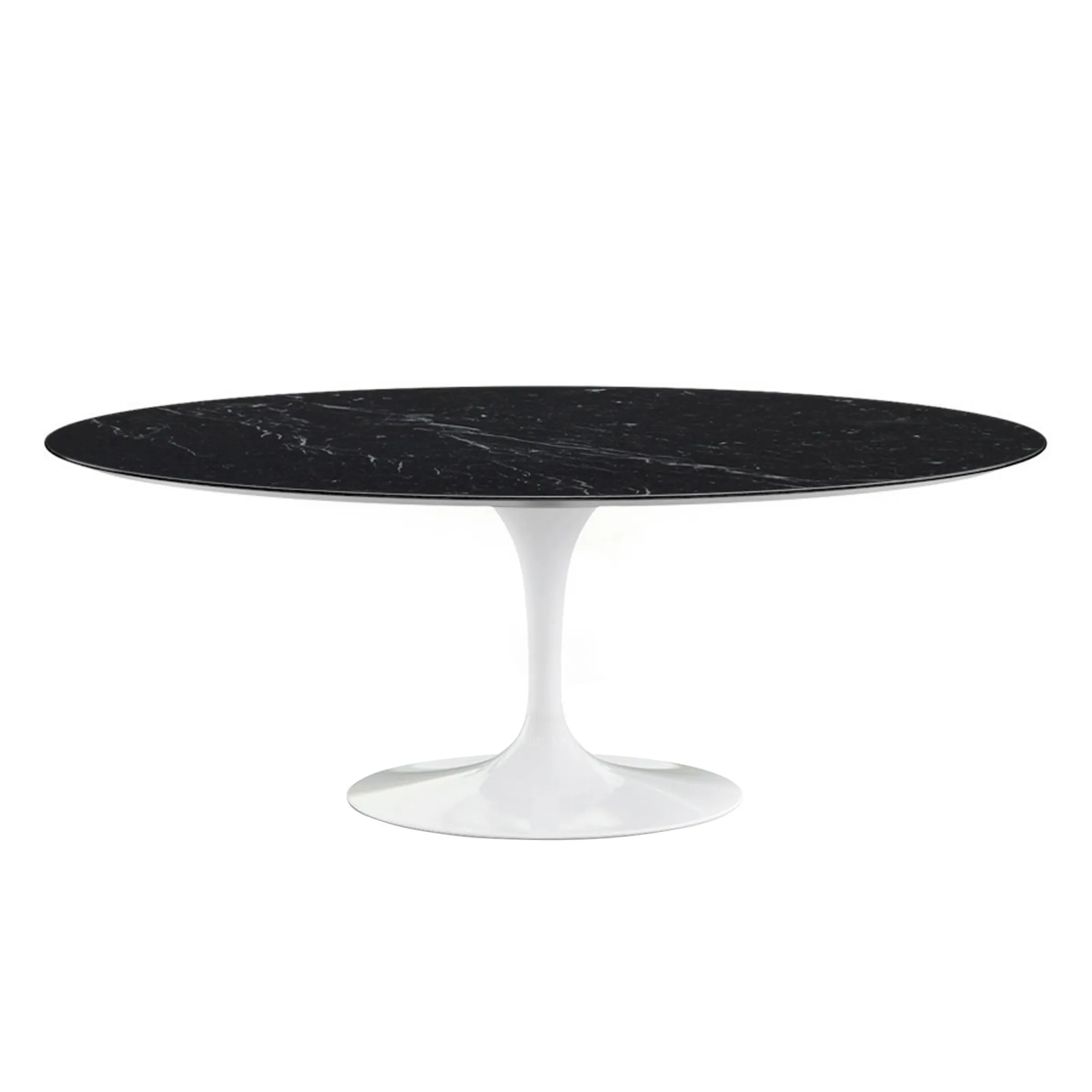 Saarinen Oval matbord 198 cm White