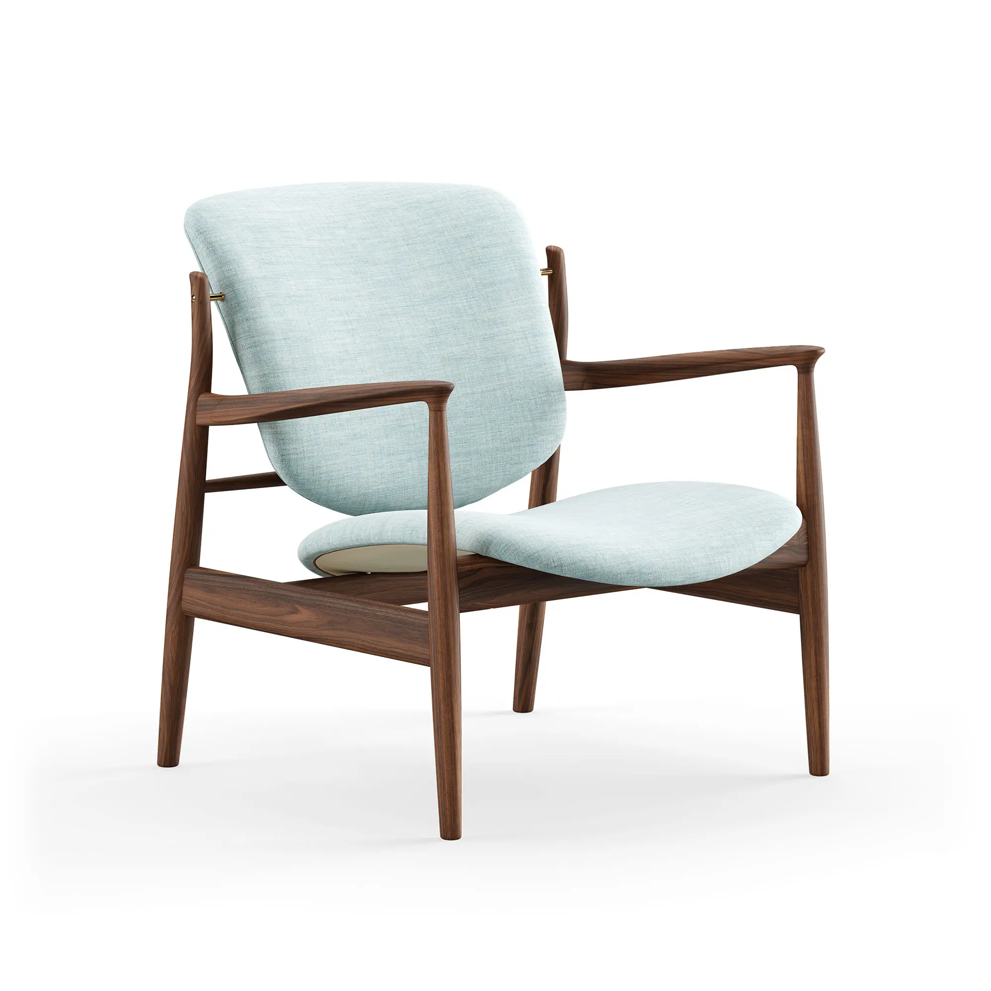 France fåtölj Walnut