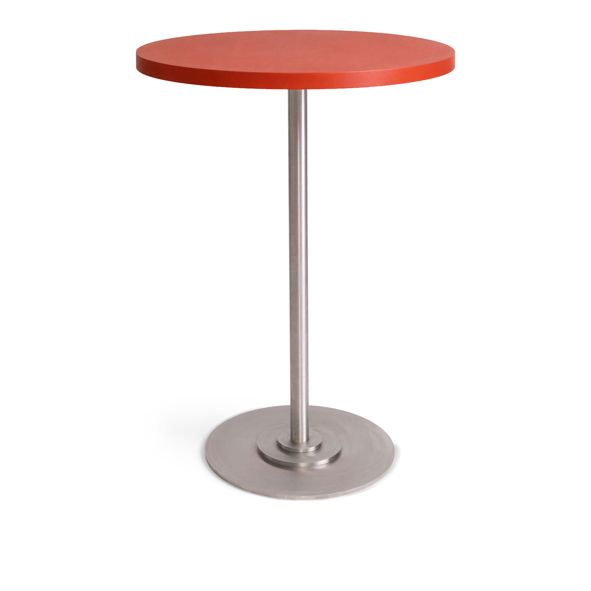 Frama - Table 57 matbord 55 cm rostfritt st&aring;l / red - Matbord - Per Holland Bastrup - R&ouml;d - Metall