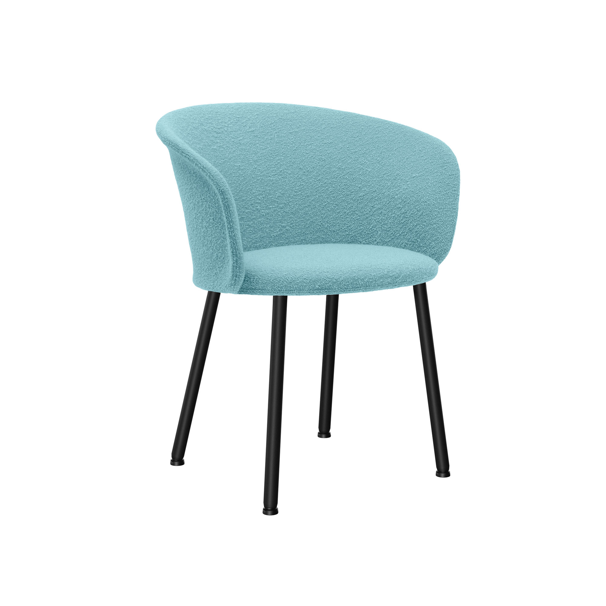 HEM - Kendo Chair - Icicle - Matstolar - LucidiPevere - Blå - Metall/Trä/Skum/Plast/Ull