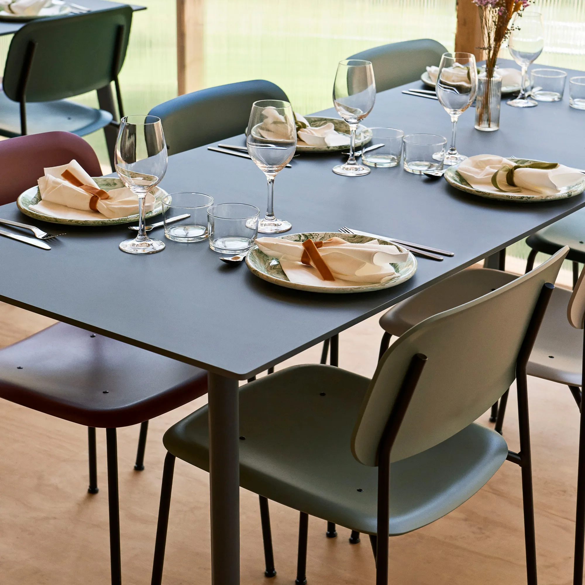 Soft Edge 40 stol Black