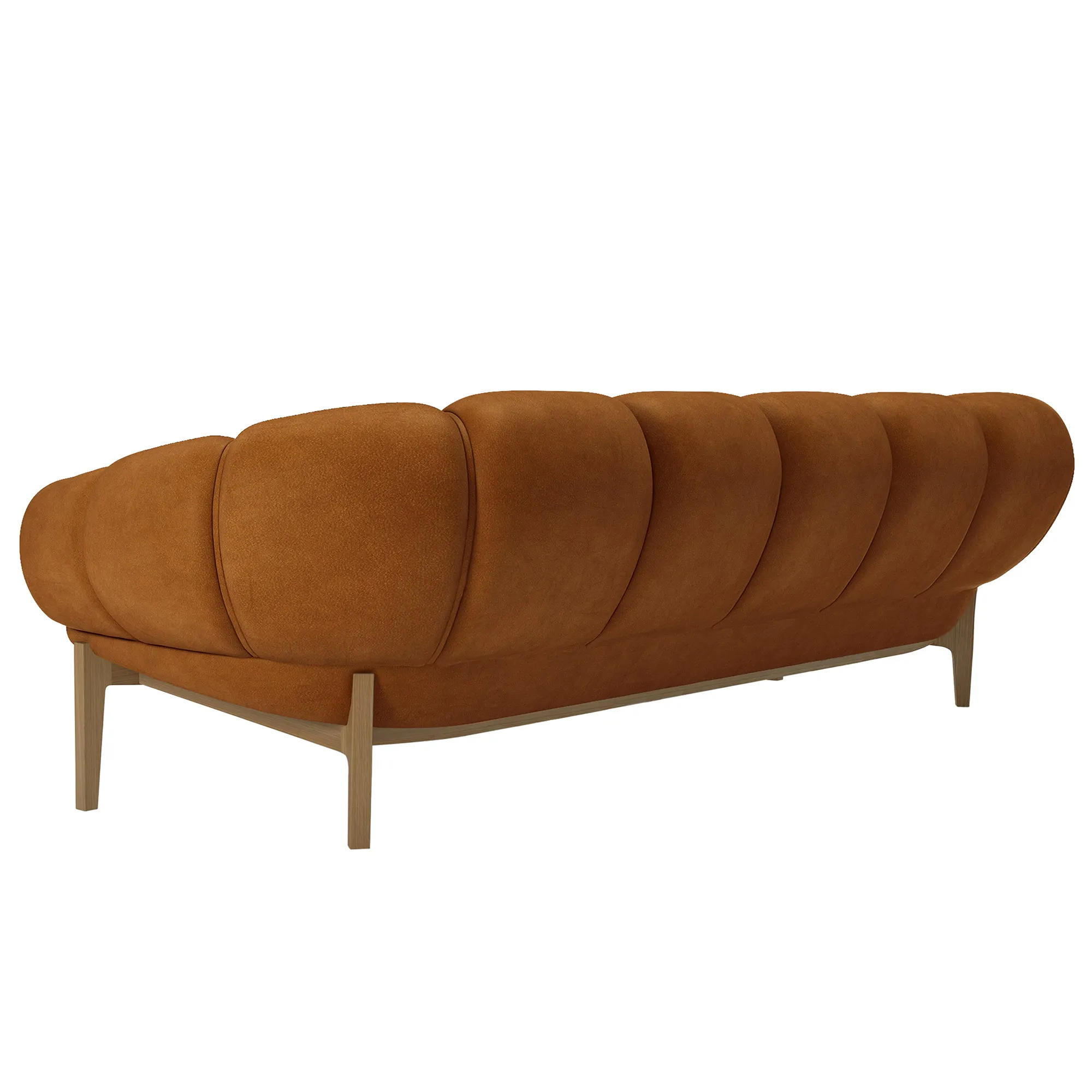 Croissant 3-sitssoffa ek