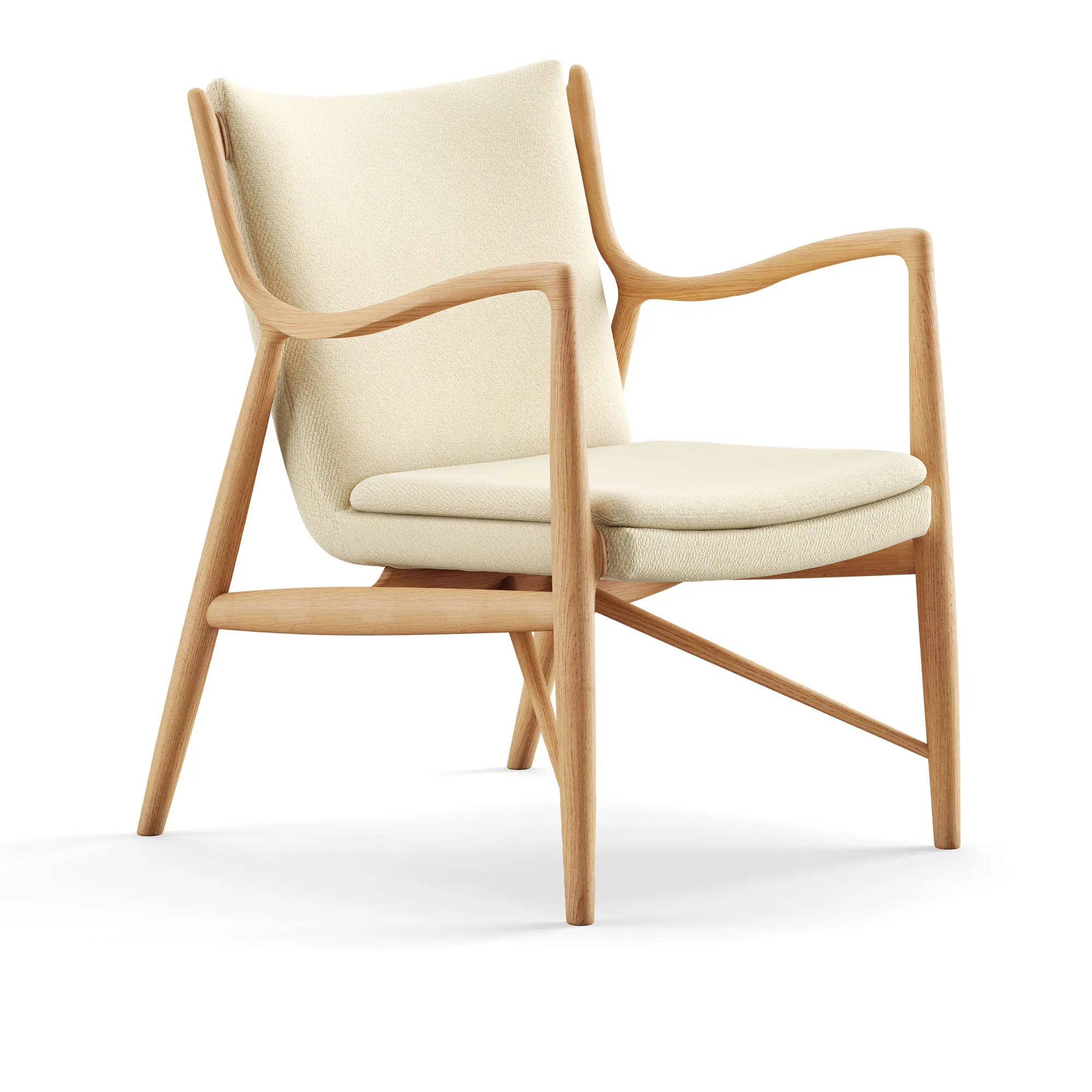 45 fåtölj Dark oiled oak