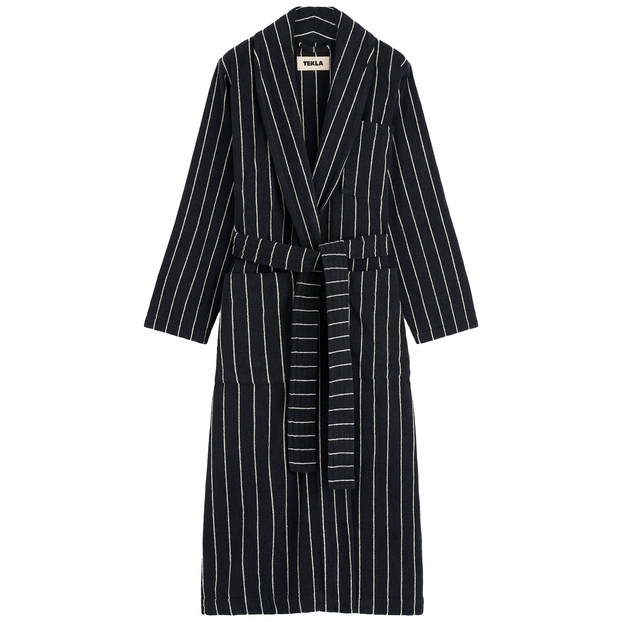 Tekla - Classic Bathrobe Striped, Large, Antwerp - Badrockar | Textilier - Badrumstextilier - Badrockar | Möbelexperten