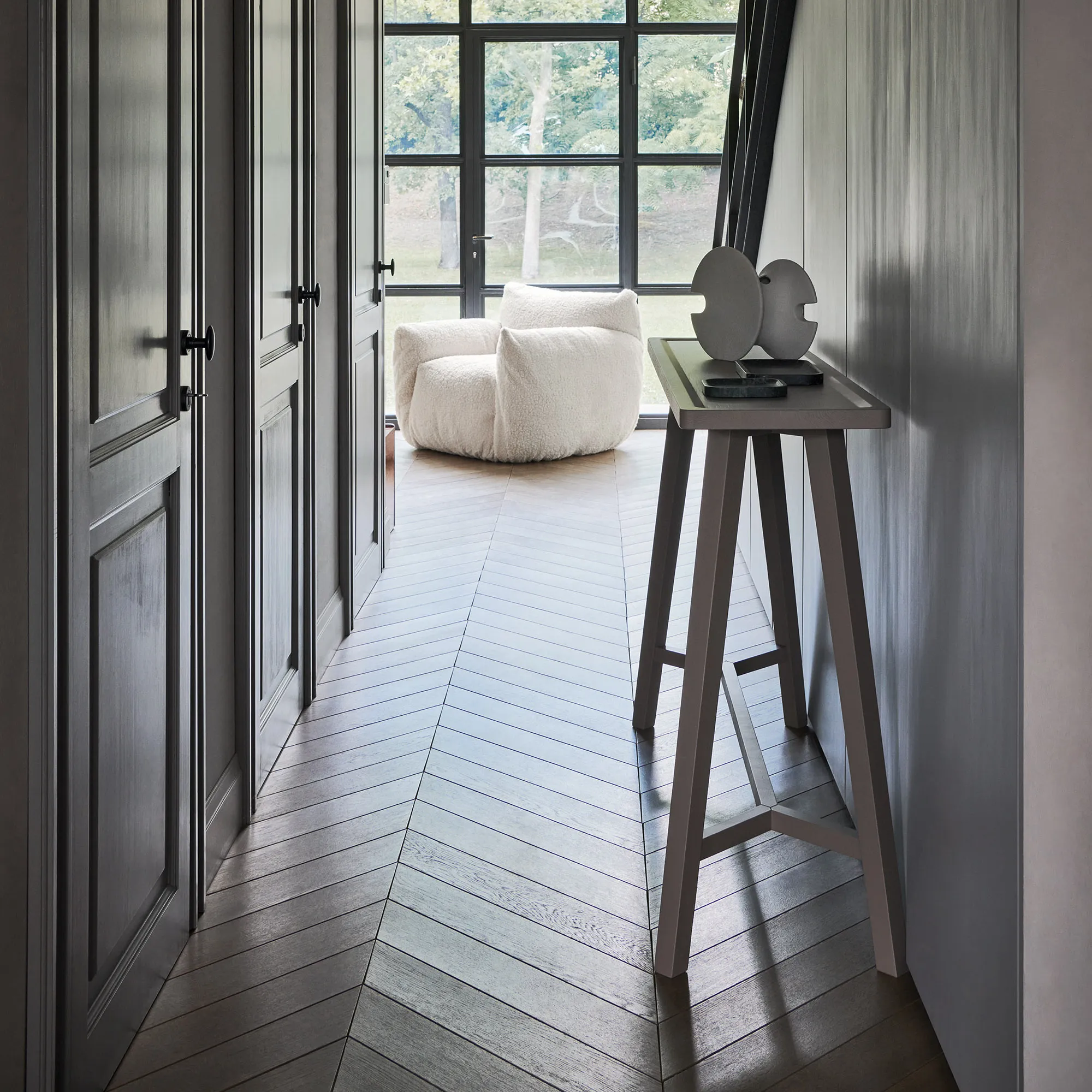 Gray 50 Writing Desk