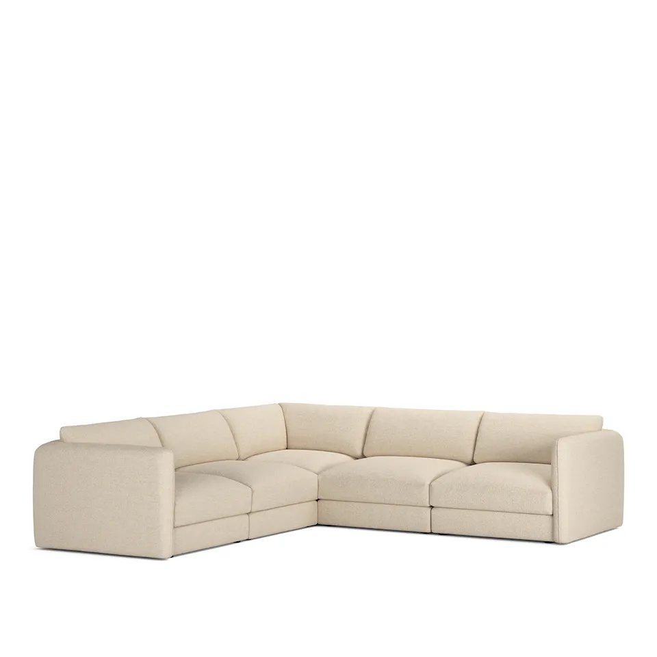 Pavarotti 5-Seater Corner, Fixed Cover, Cushion Variant 03, Lucinasco 20