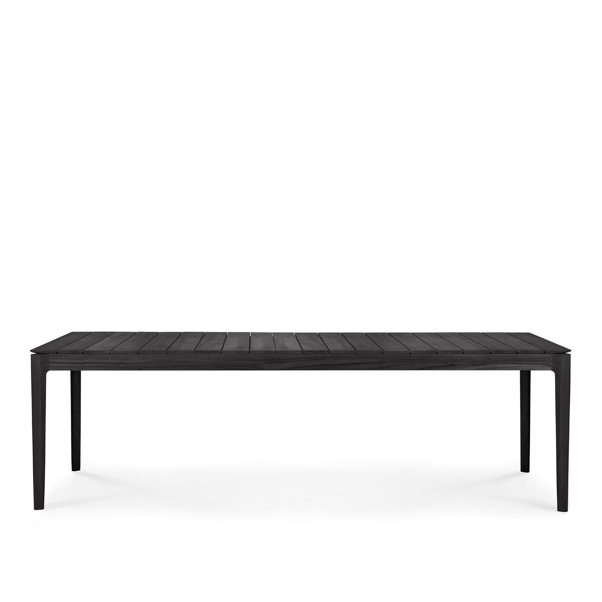 Ethnicraft - Bok Outdoor Dining Table 250x100 - Teak Black - Matbord utomhus - Svart - Tr&auml;