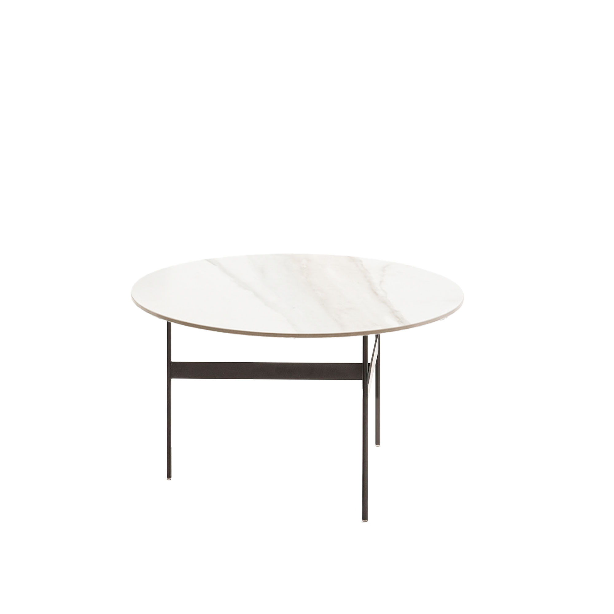 B&B Italia - Formiche Round Small Table 62 - Småbord & sidobord - Piero Lissoni - Transparent - Glas/Metall