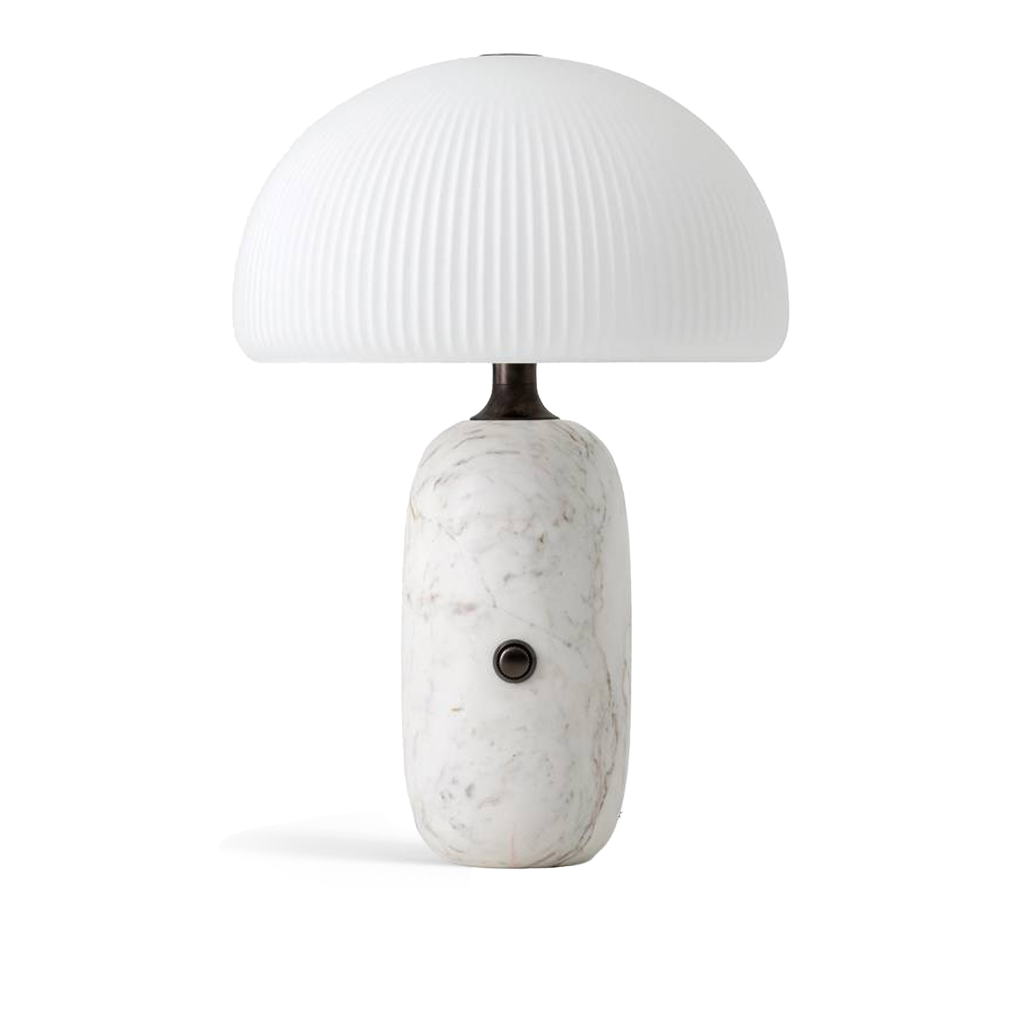 vipp - vipp591-592 sculpture bordslampa vit stor - bordslampor - vit