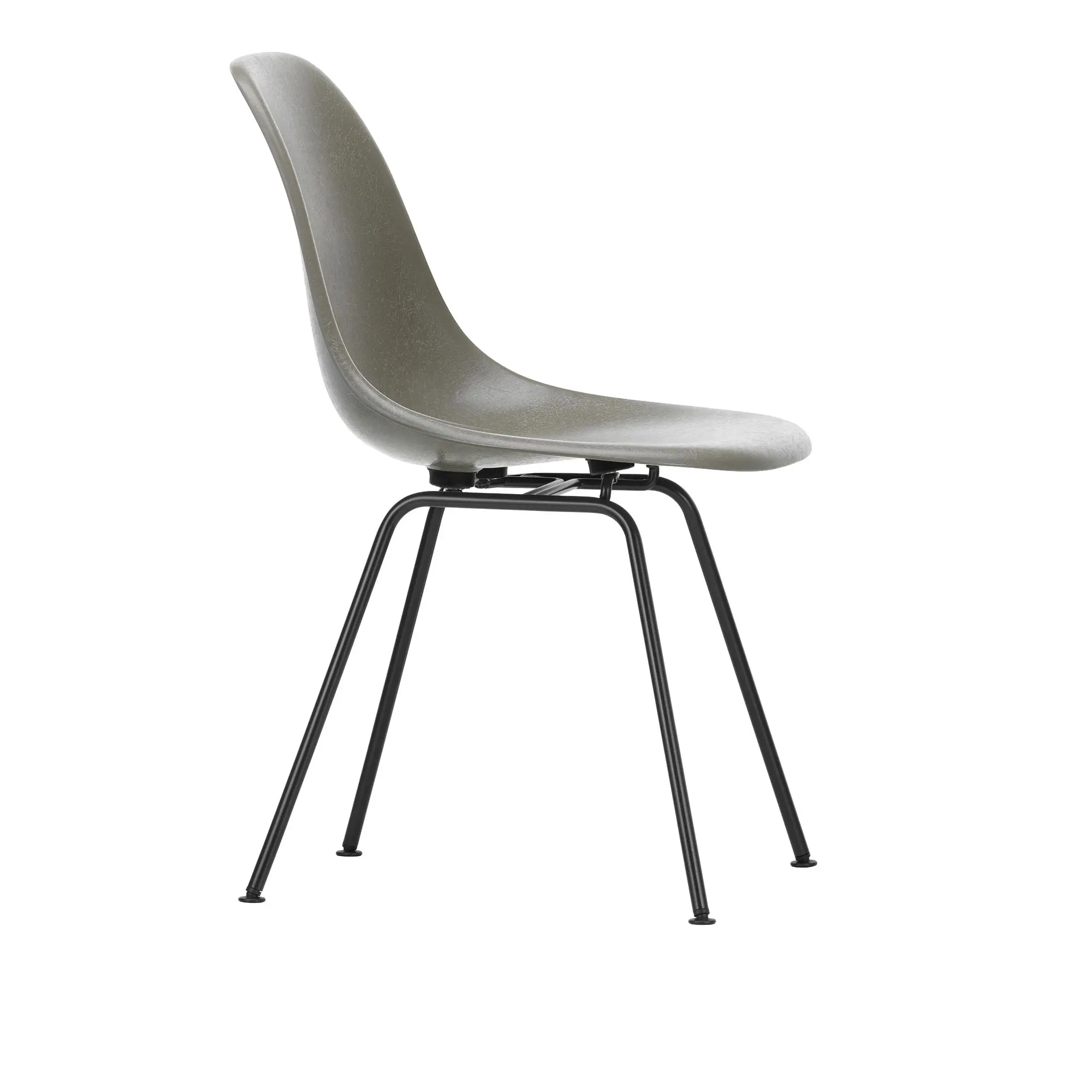 Eames Fiberglass Chair DSX stol Basic Dark