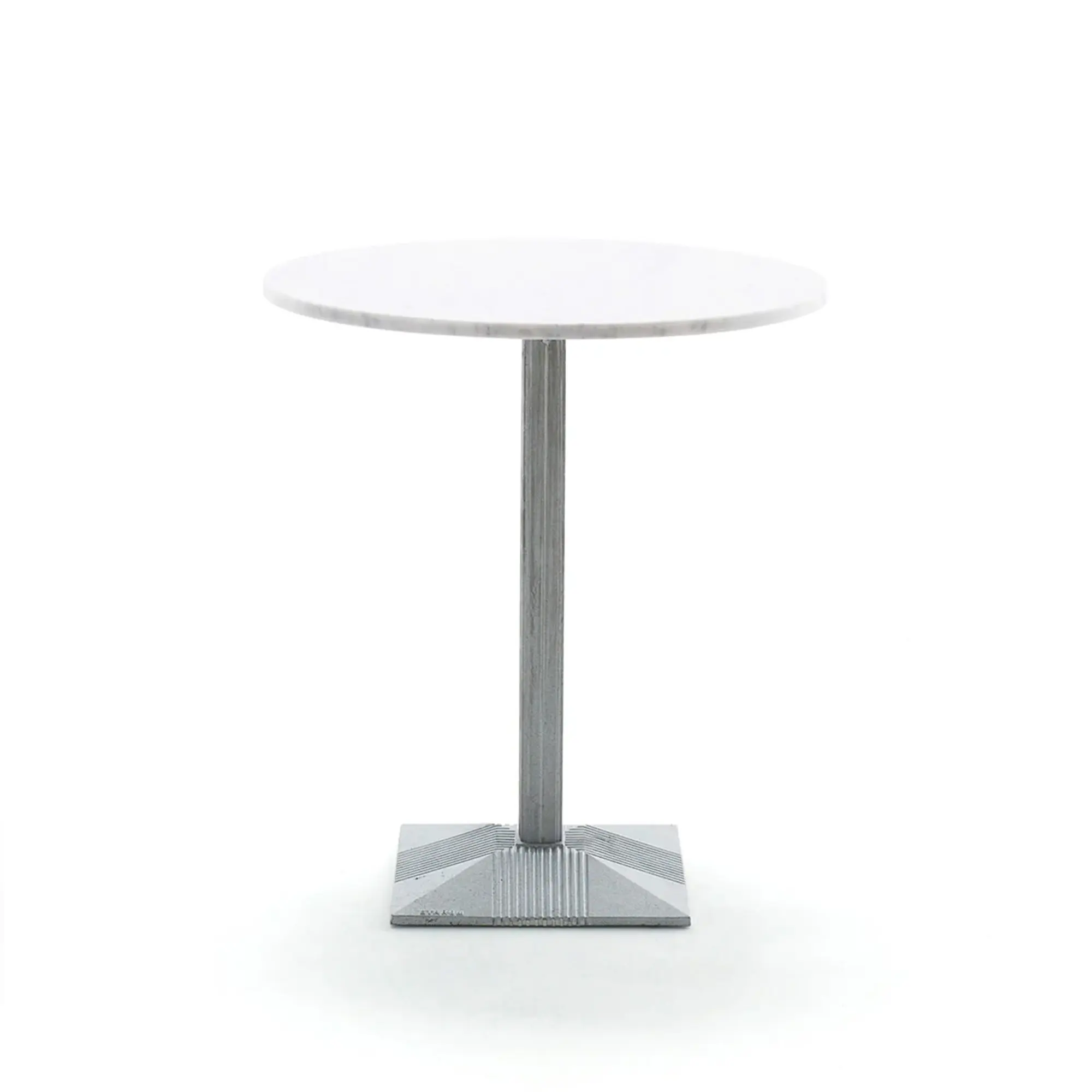 Lund Bord Liten Fot Vit Carrara Marmor