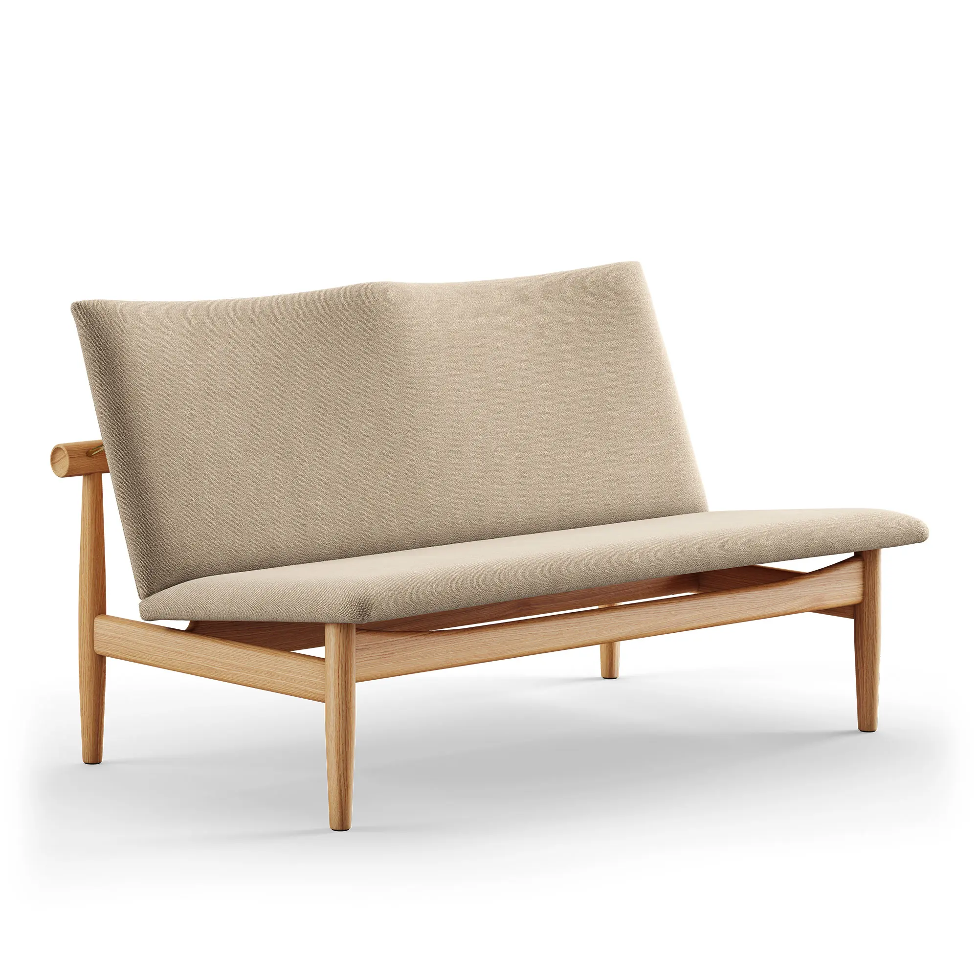 Japan sofa 2-sits Dark oiled oak