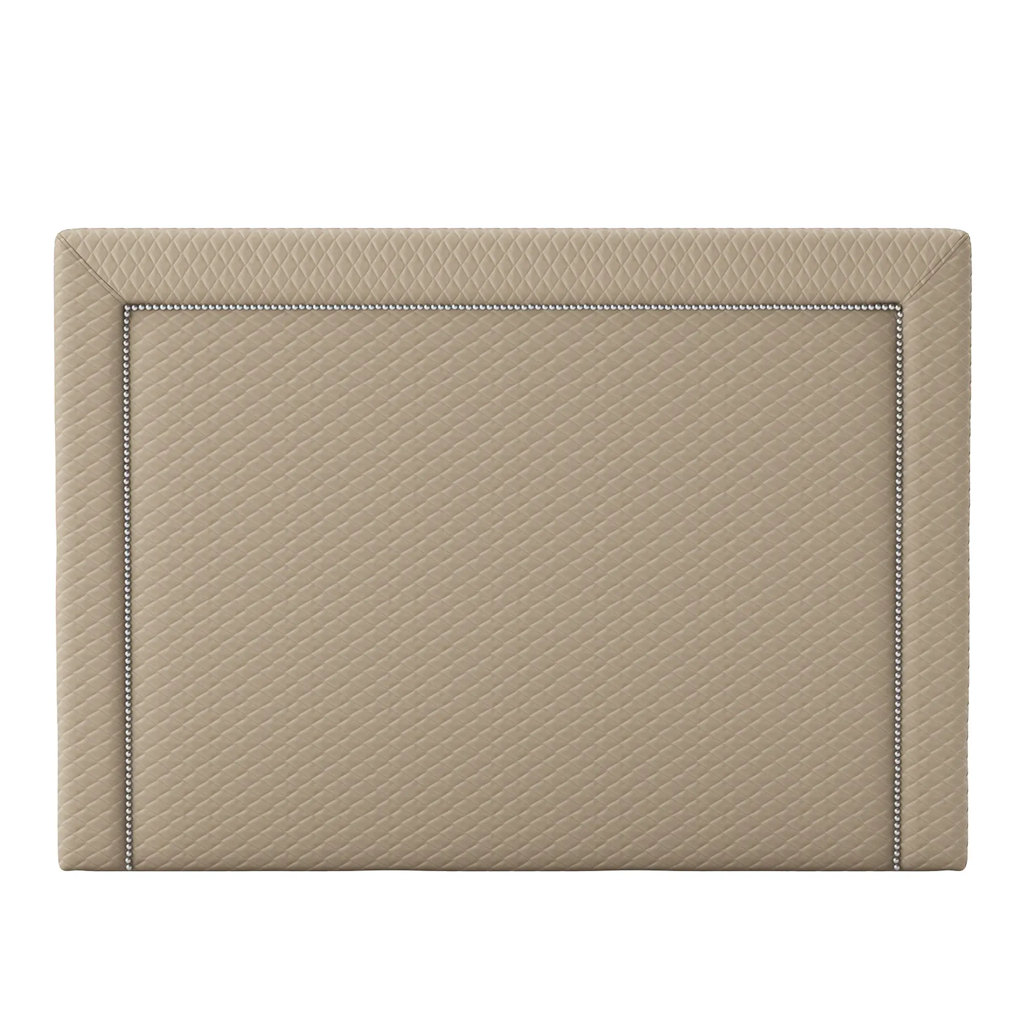 Hudson Sänggavel, Nitar Borstad Aluminium Almond