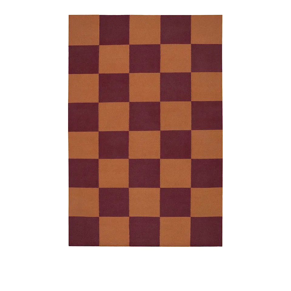 Square Red/Orange ullmatta
