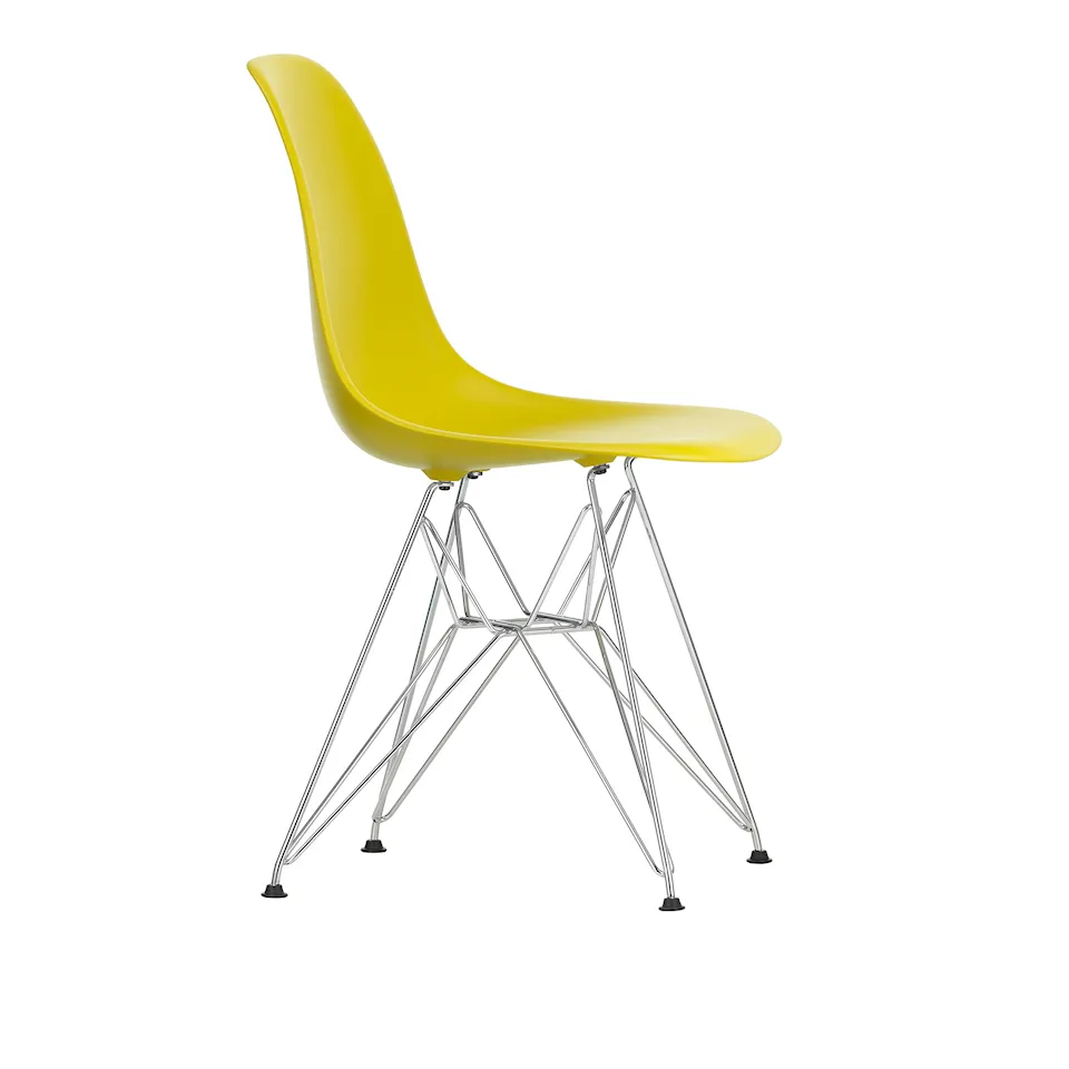 Eames RE Plastic Chair DSR stol Chrome