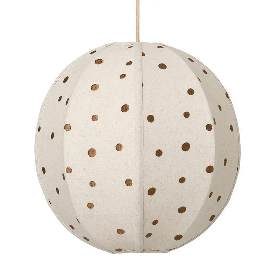 Embroided Textile lampskärm