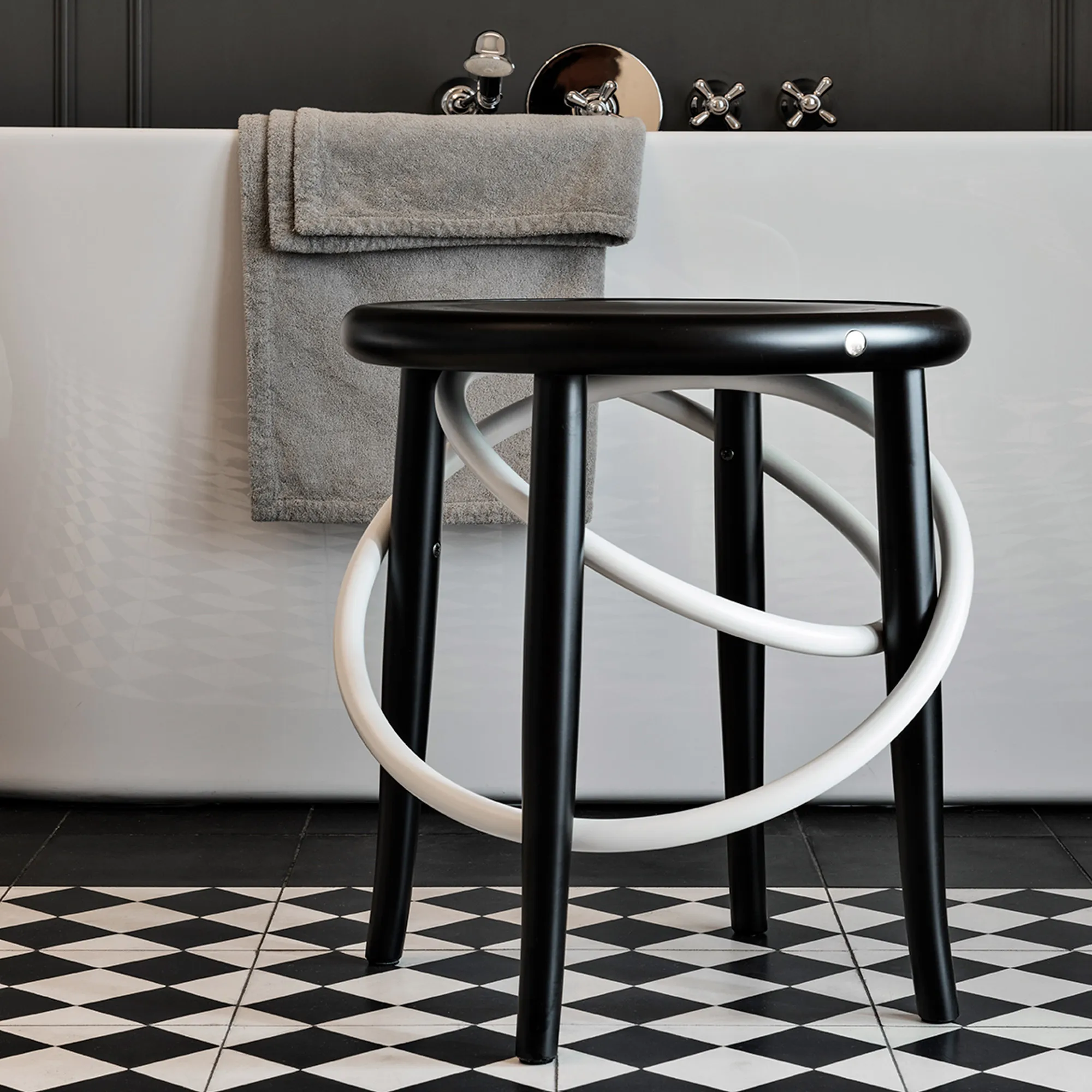 Cirque Two Tone Stool Low