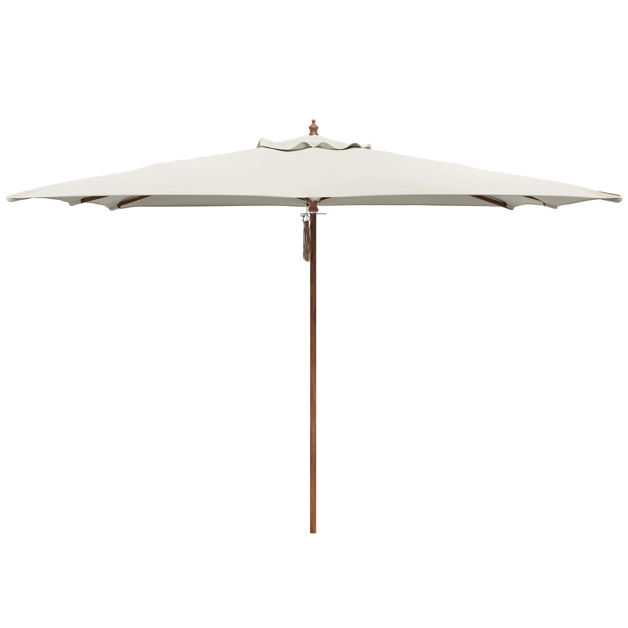 Messina Hvit parasoll 300 x 300 cm