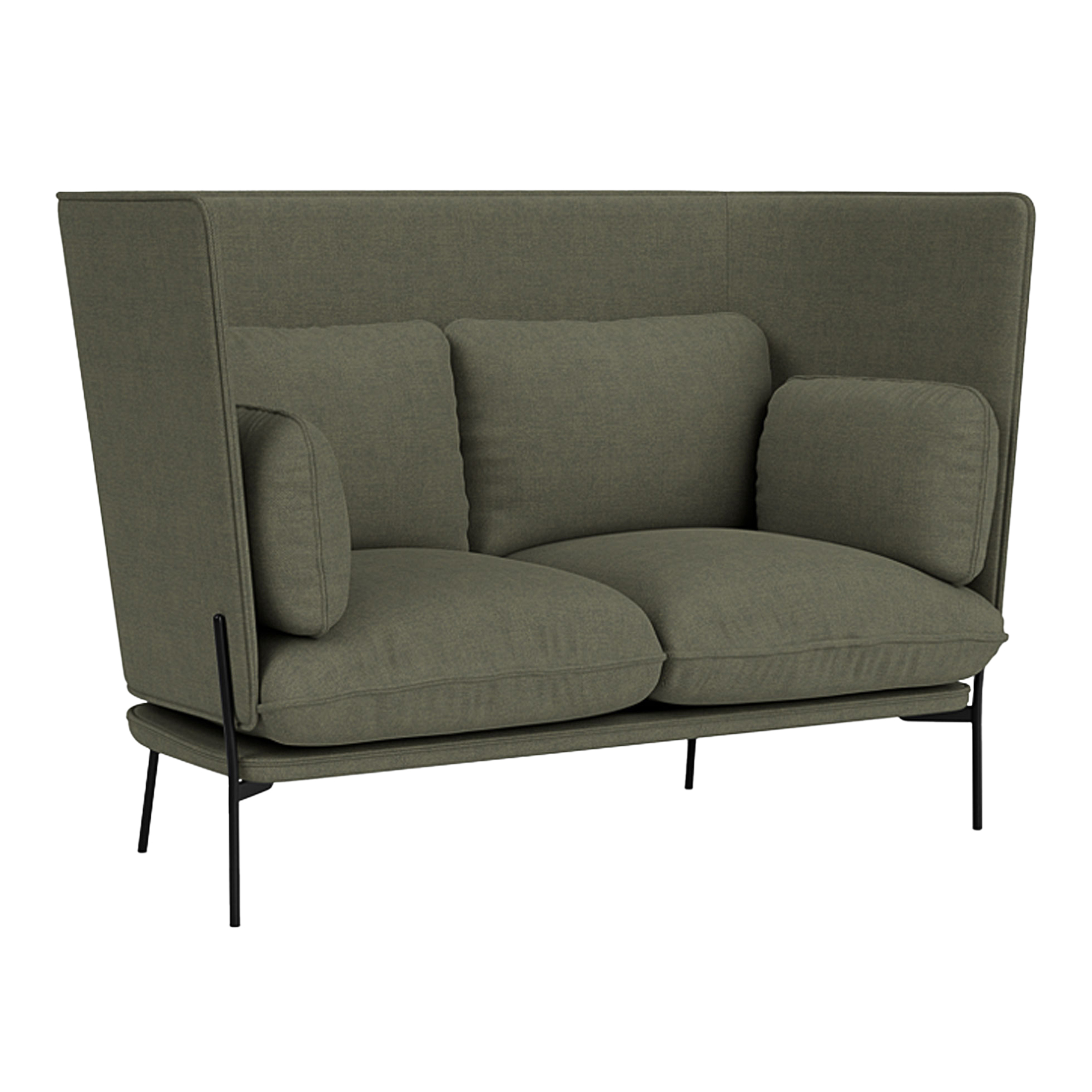 &Tradition - Cloud LN6 - Warm Black - Fabric cat.2 - Fiord 961 - Soffor - Luca Nichetto