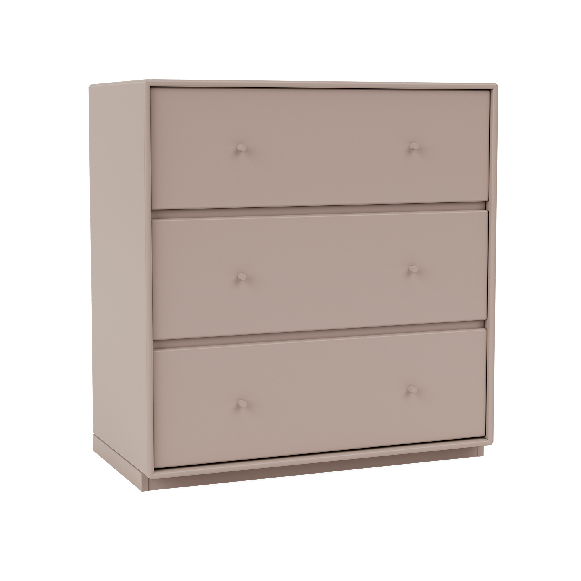 Montana - Carry Dresser, Plinth H3 cm - Mushroom - Byråer - Peter J. Lassen - Beige - Trä | Möbler - Förvaring Och Hyllor - Byråer | Möbelexperten