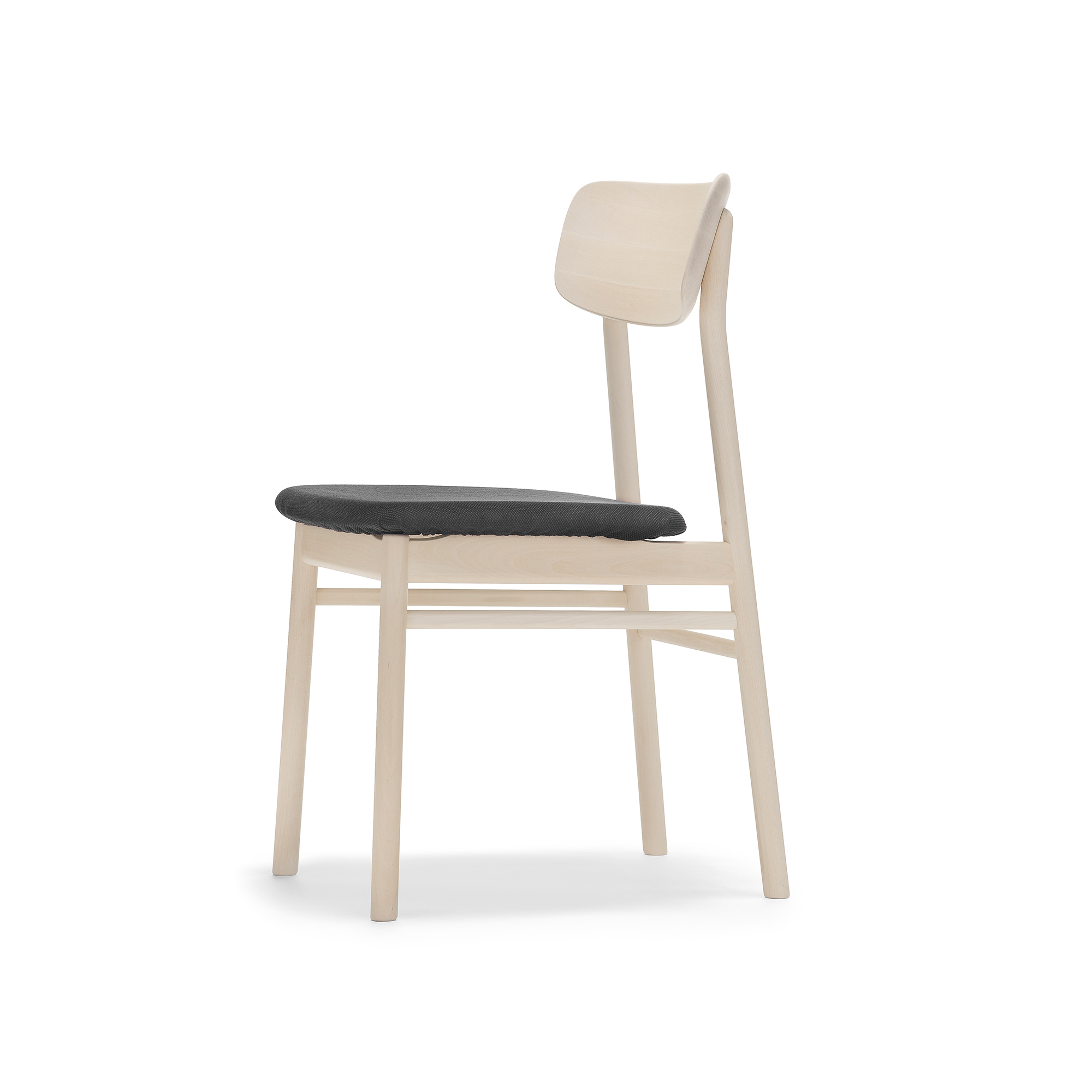 Stolab - Prima Vista Stol, Björk Mattlack - Blues CS II 9833 - Matstolar - Marit Stigsdotter,Staffan Lind - Träfärgad - Trä/Textilmaterial