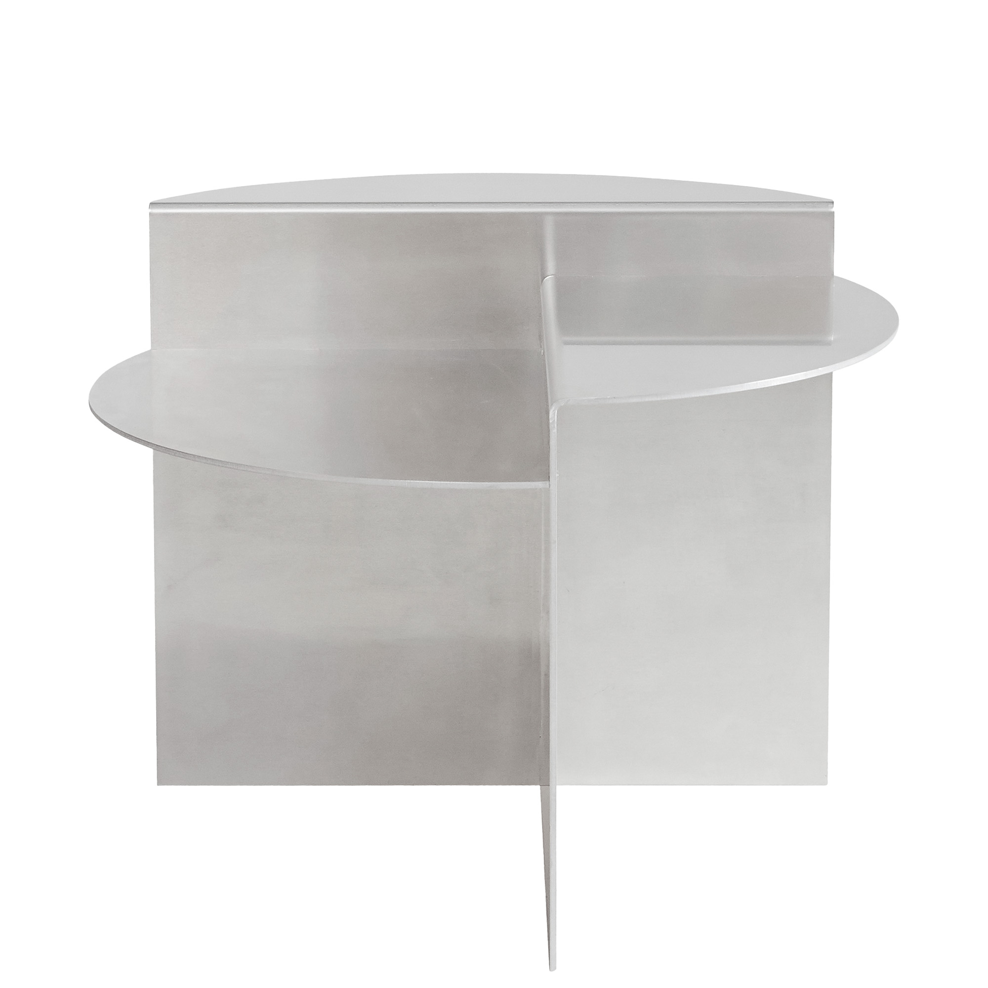 frama - rivet side table - sidobord - jonas trampedach - silver - metall