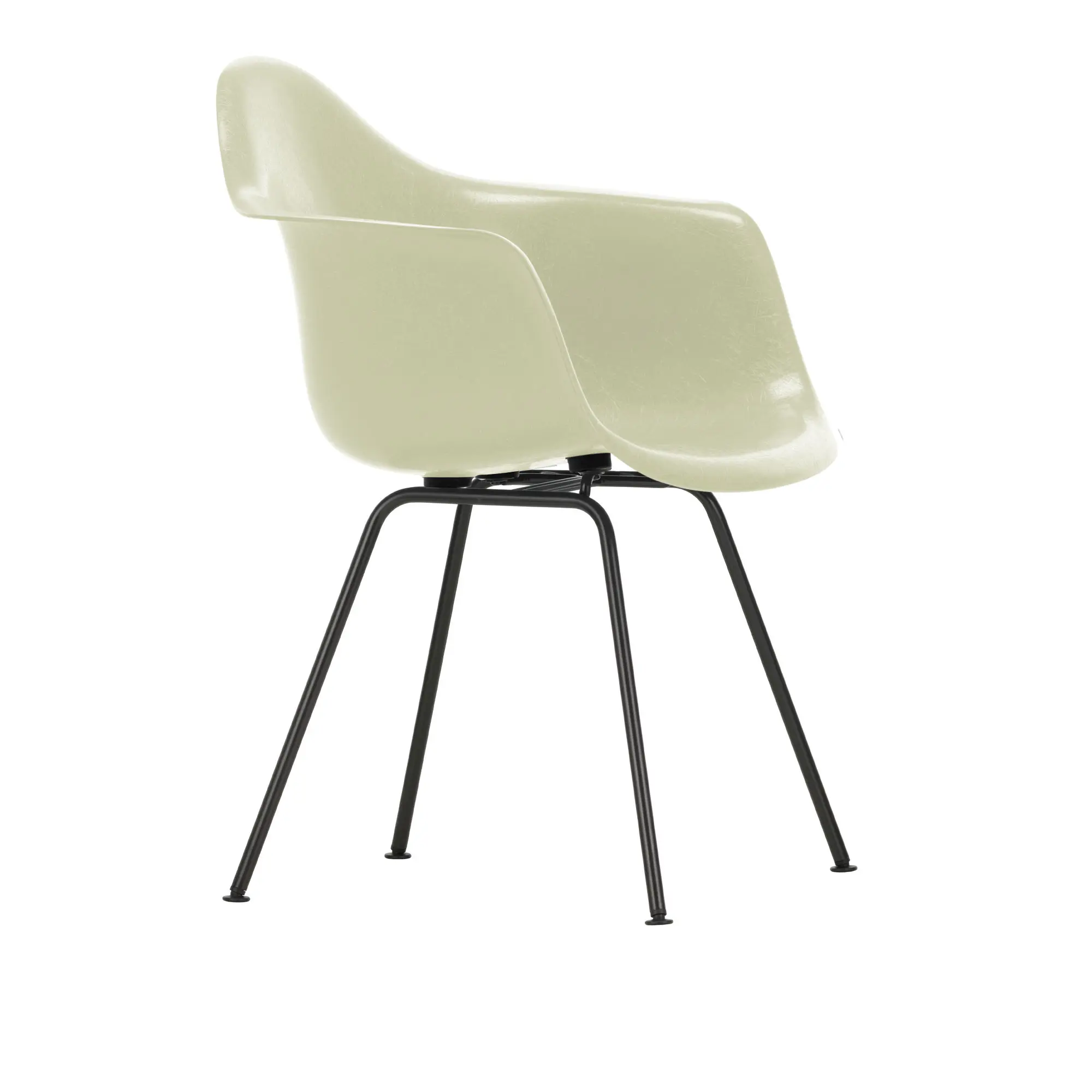 Eames Fiberglass Armchair DAX rammestol Basic Dark