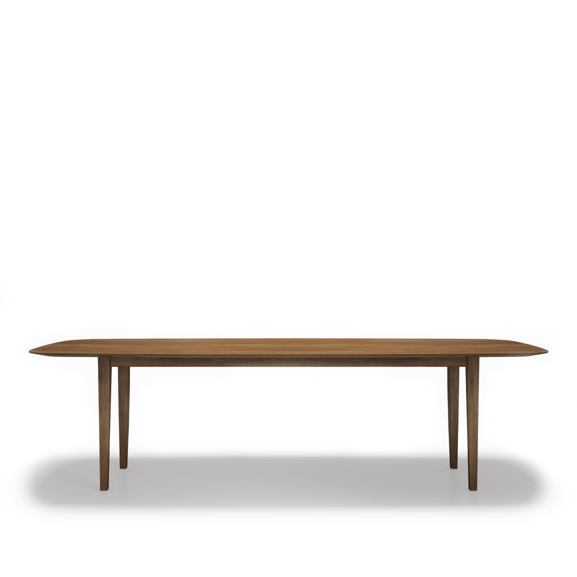 Dk3 - Kia's Table, Smoked Oak Oiled, L264 X W100 cm, Table Height 74 cm - Matbord - Jacob Plejdrup - Brun - Tr&auml;