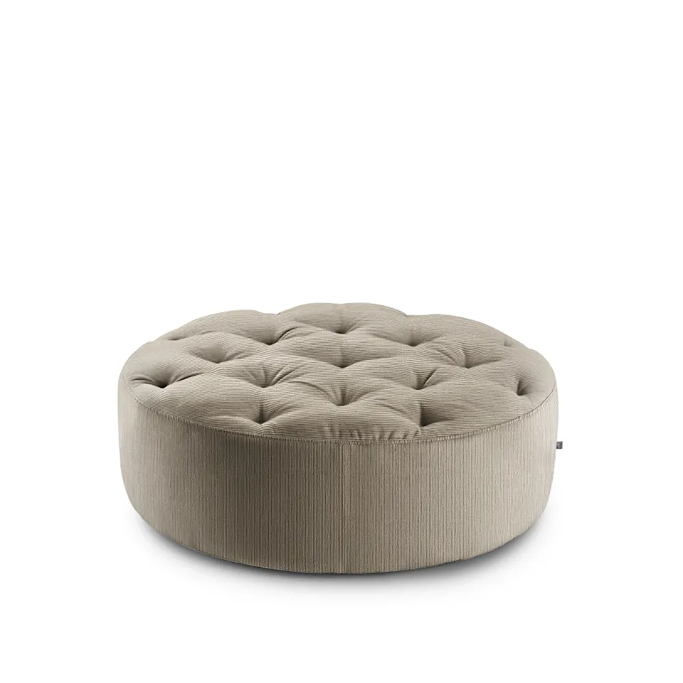Wheel sittpuff flera knappar Ø 100 cm
