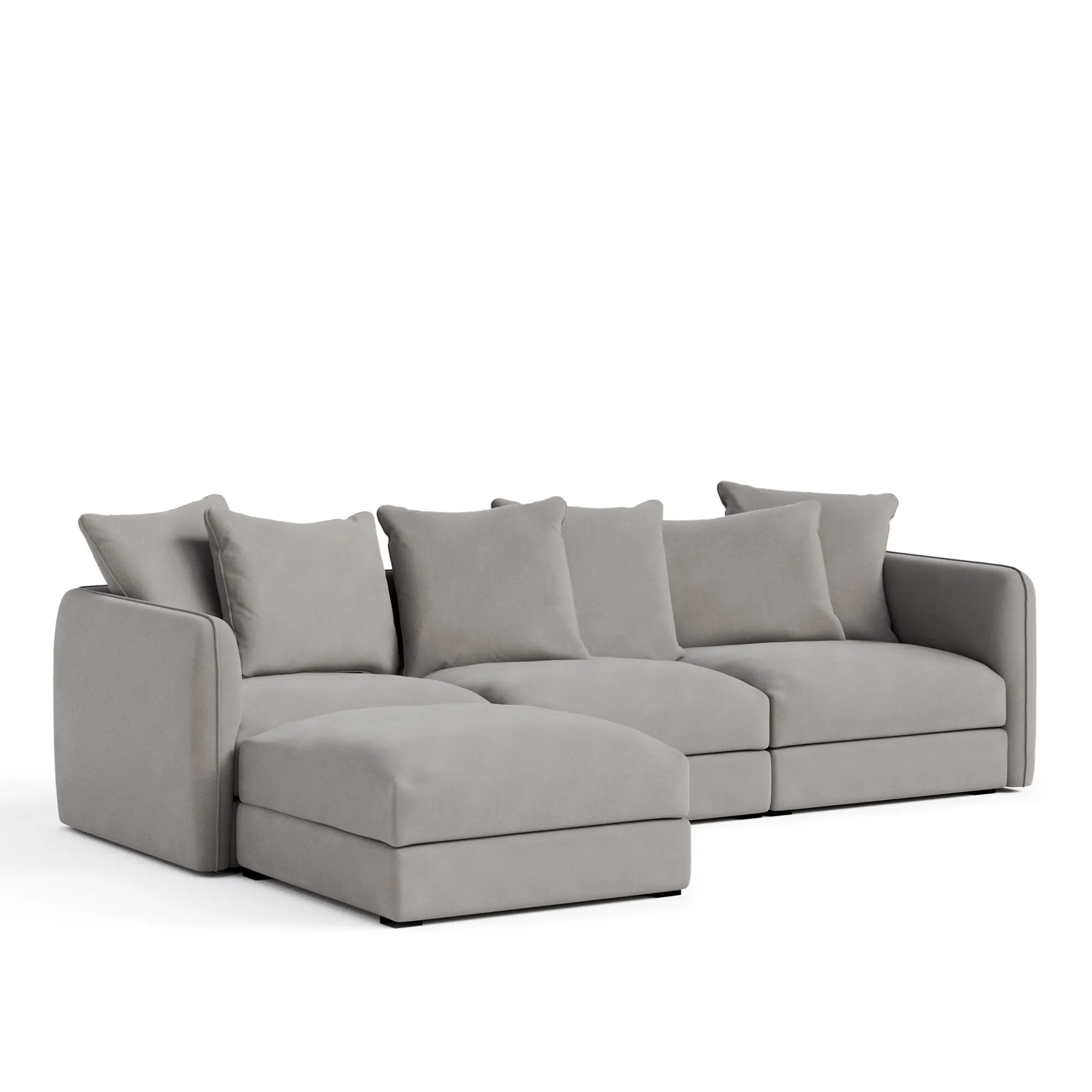 Pavarotti 3-Seater with Ottoman
