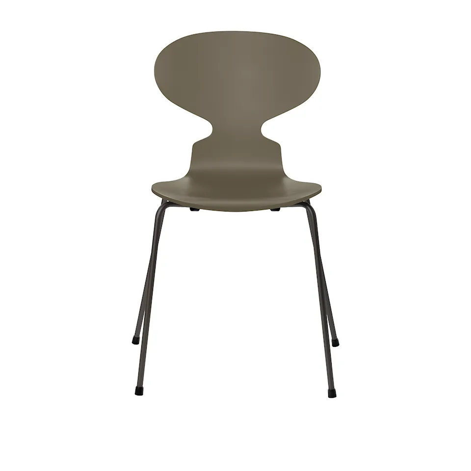 3101 Myran stol Lacquered Beech Veneer Warm Graphite