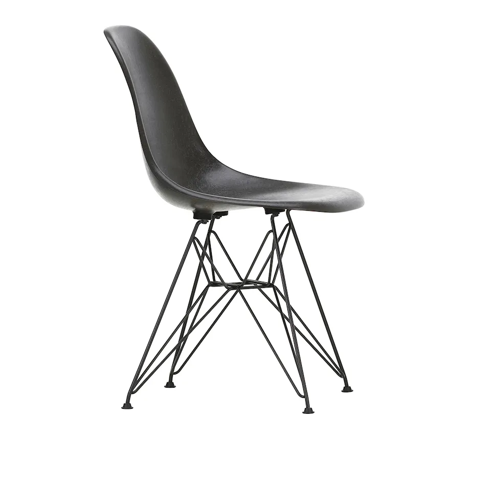 Eames Fiberglass Chair DSR stol Basic Dark