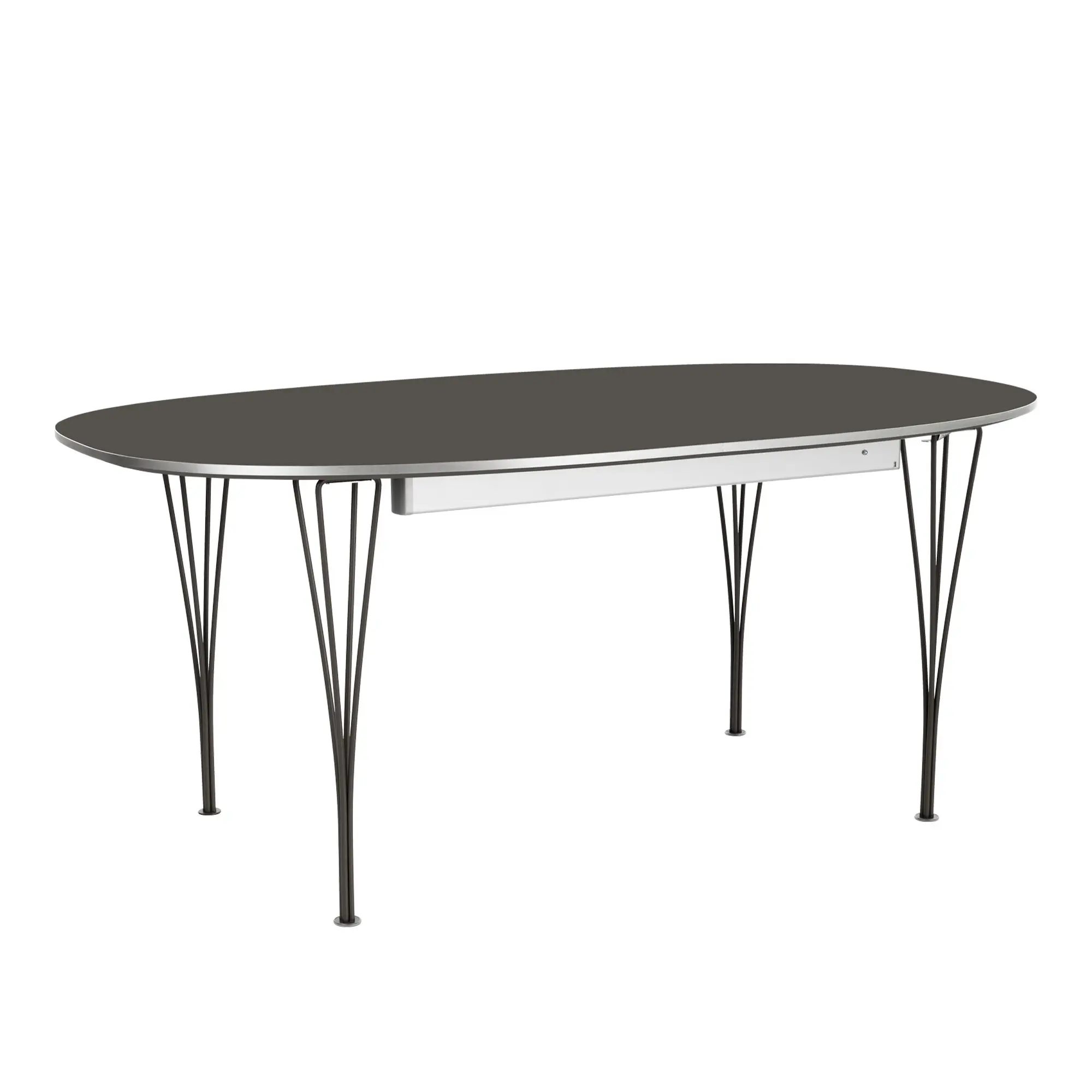 B619 Superellips utdragbart matbord 180–300 x 120 cm Black