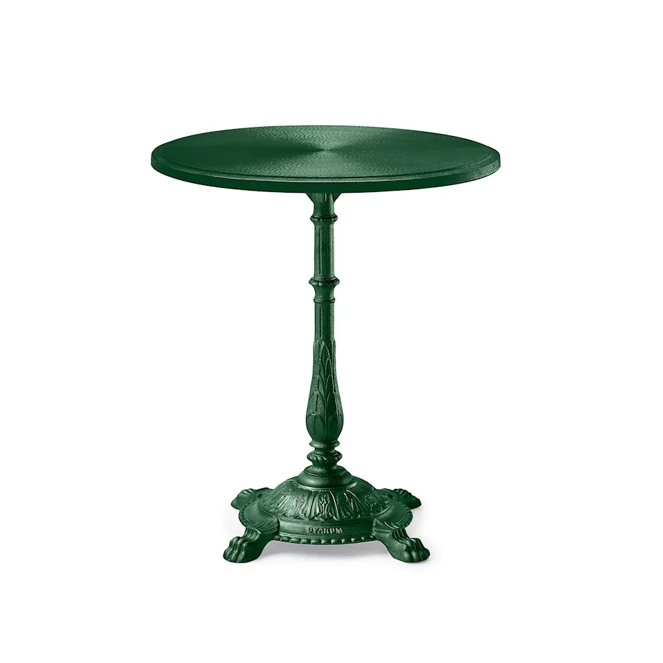 Classic Cafébord Grönlackerad Aluminium